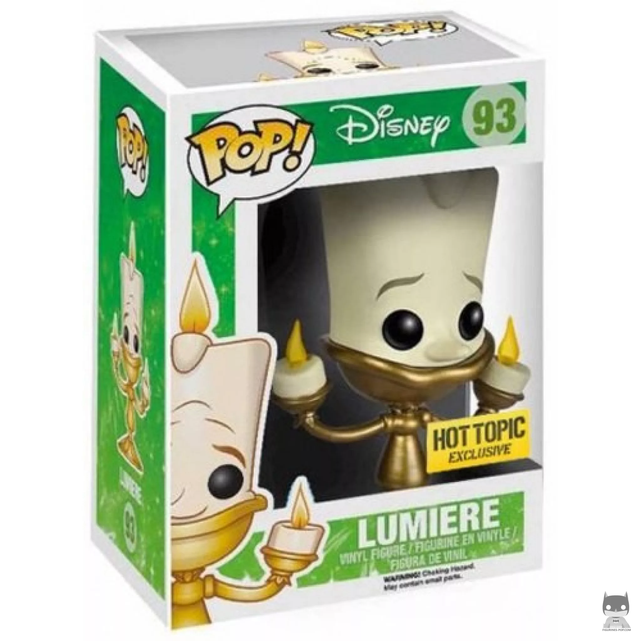 Lumiere (Glow in the Dark) Funko Pop! figure in its box