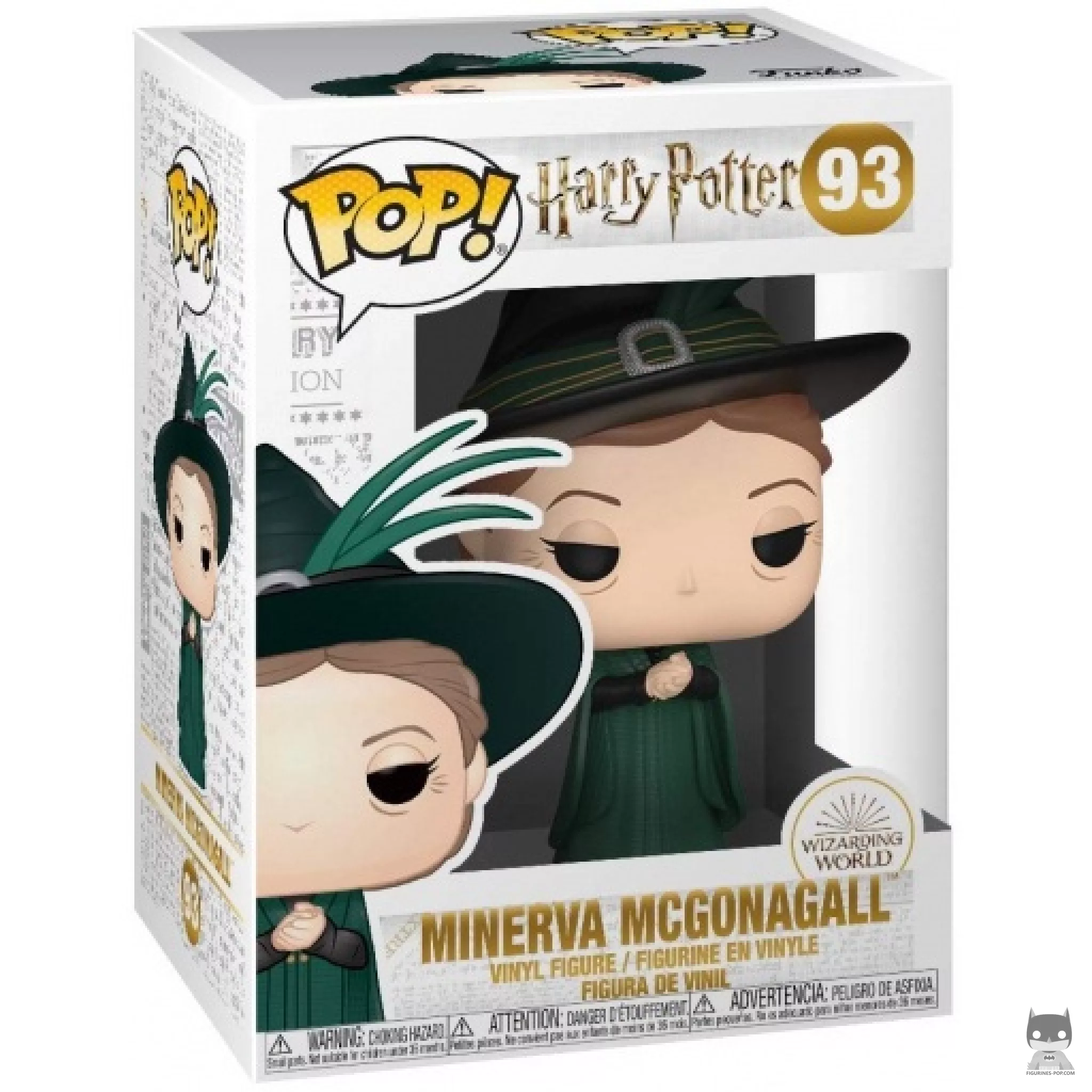 Minerva McGonagall at Yule Ball Funko Pop! figure in its box