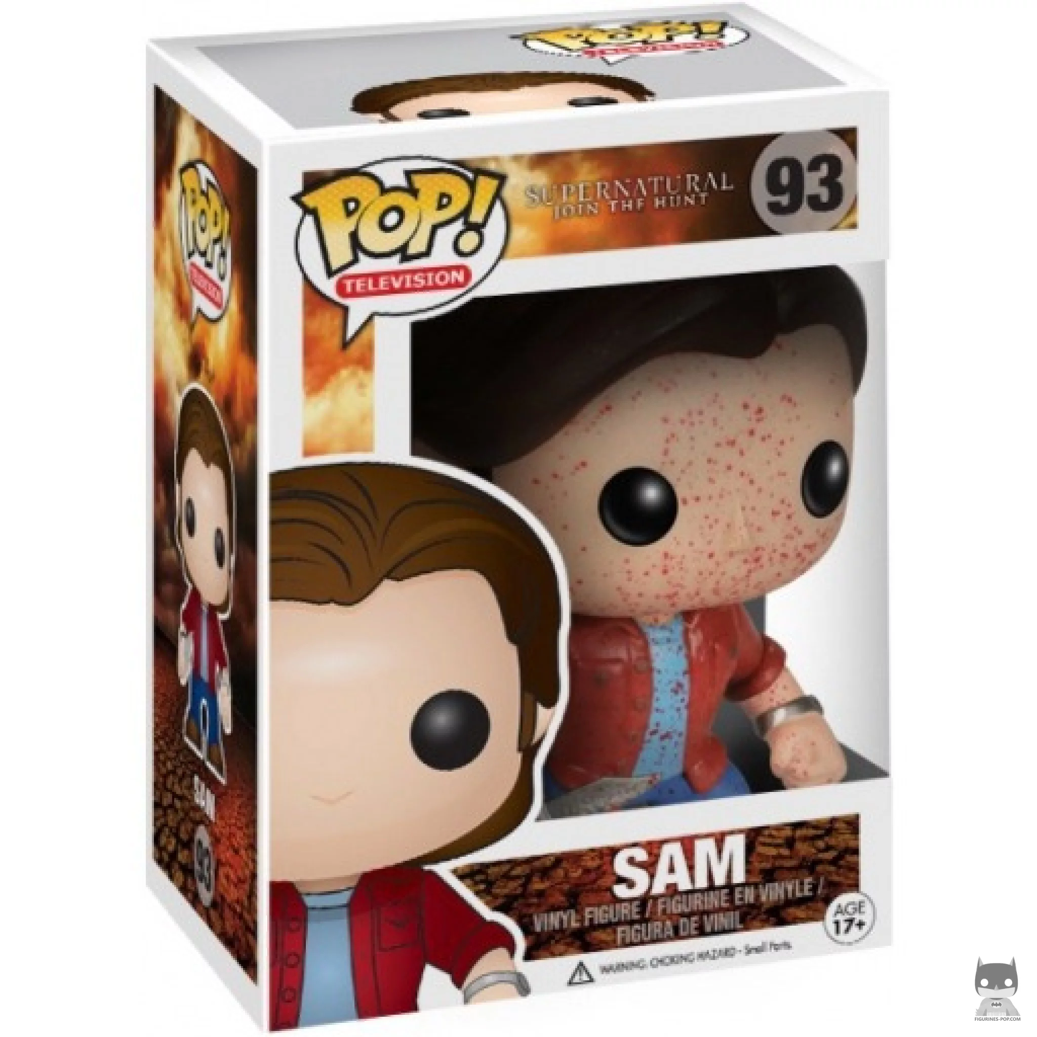 Sam Winchester (Bloody) Funko Pop! figure in its box