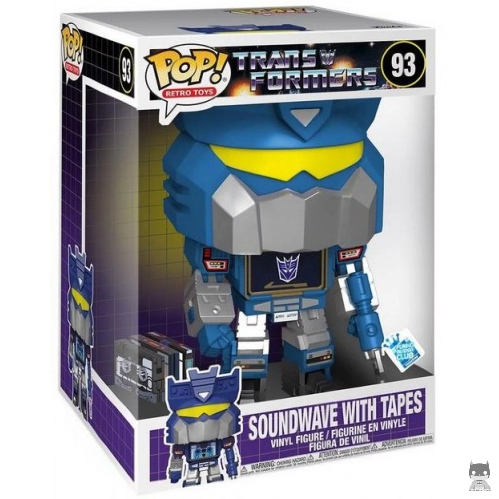 Soundwave with Tapes (Supersized) Funko Pop! figure in its box