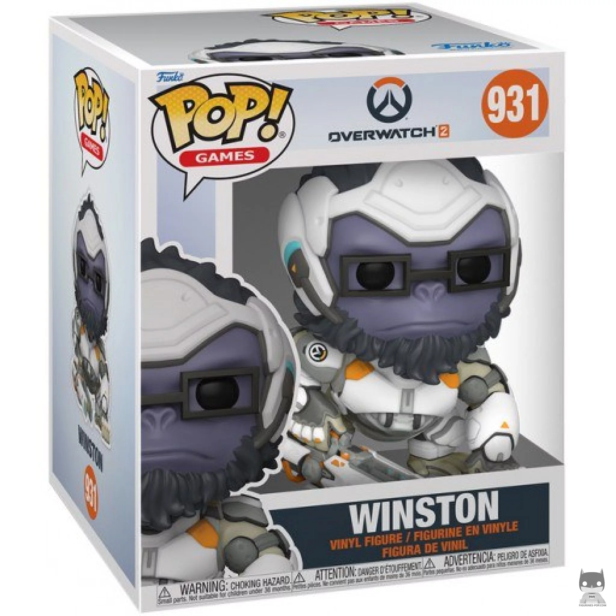 Winston (Supersized) Funko Pop! figure in its box