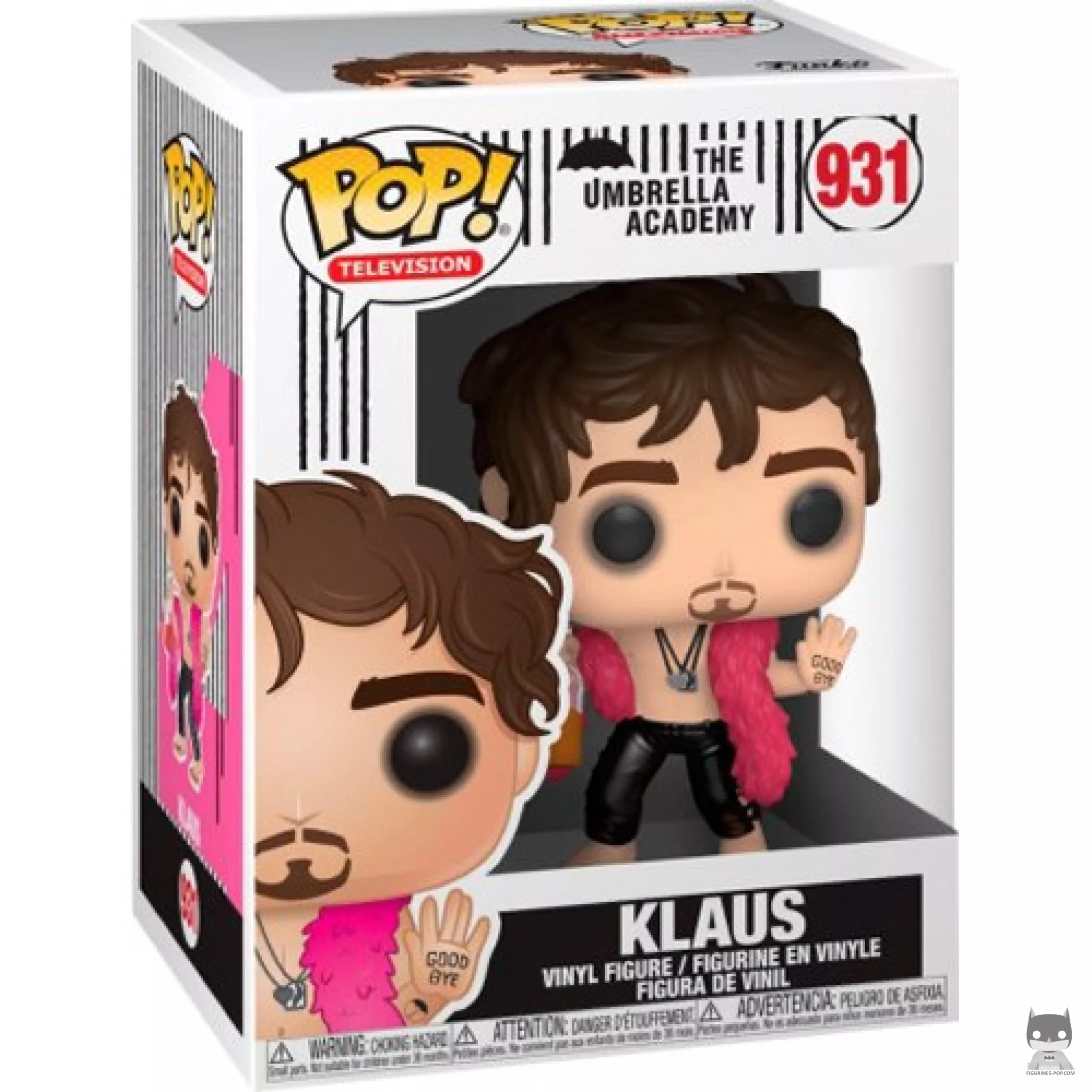 Klaus Funko Pop! figure in its box