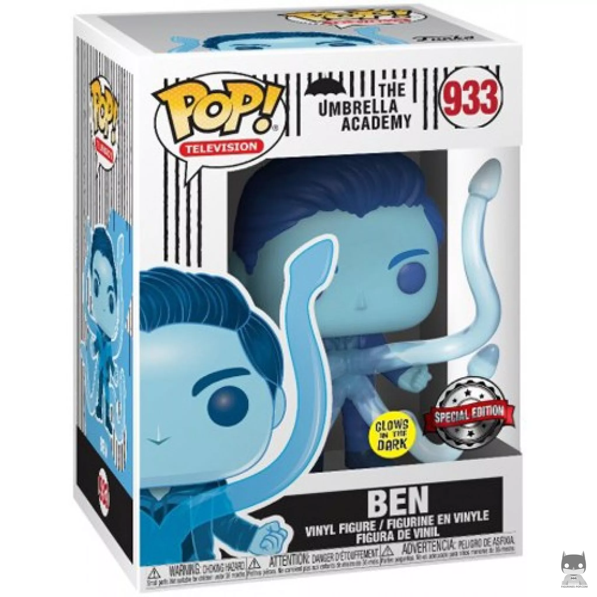 Ben (Glow in the Dark) Funko Pop! figure in its box
