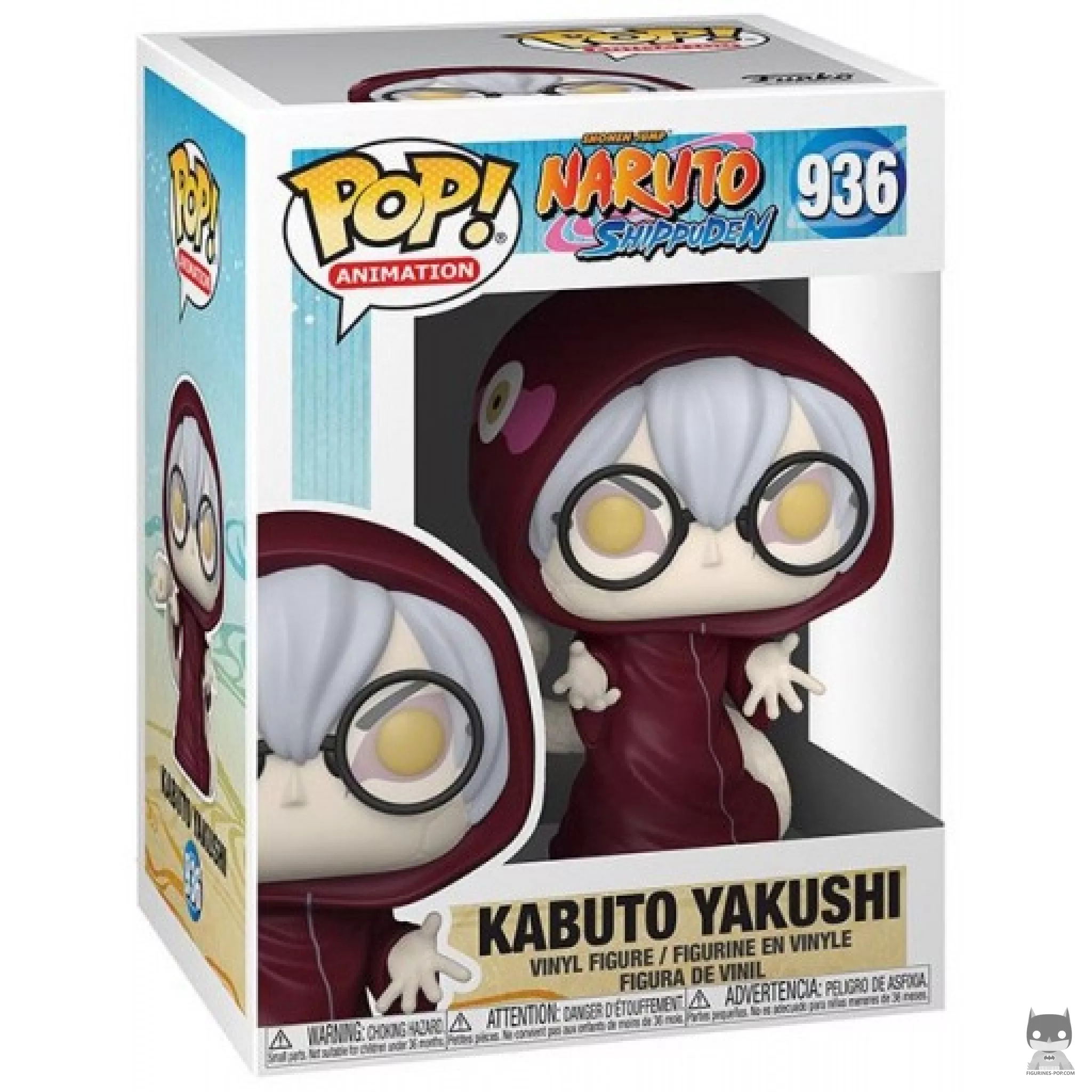 Kabuto Yakushi Funko Pop! figure in its box