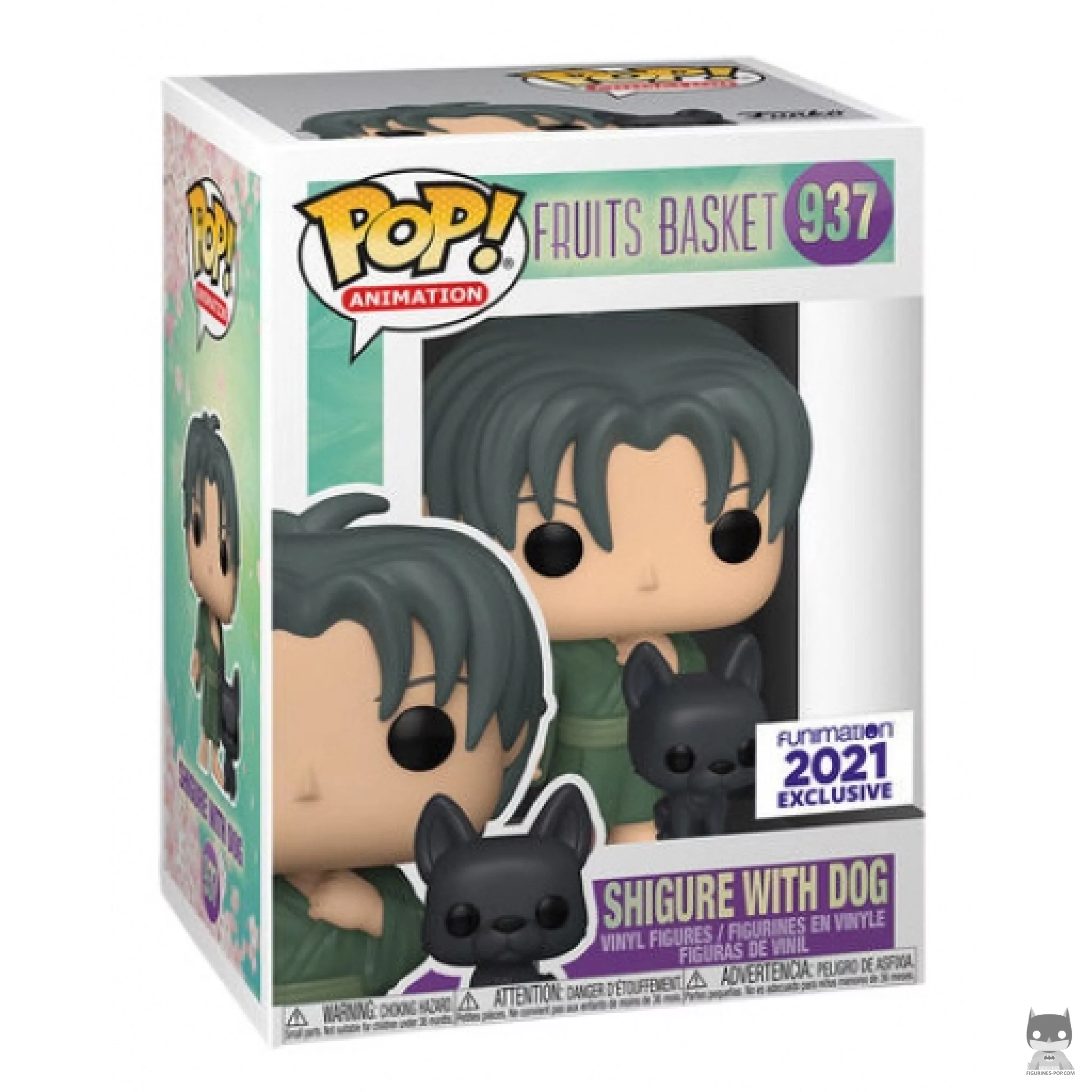 Shigure with Dog Funko Pop! figure in its box