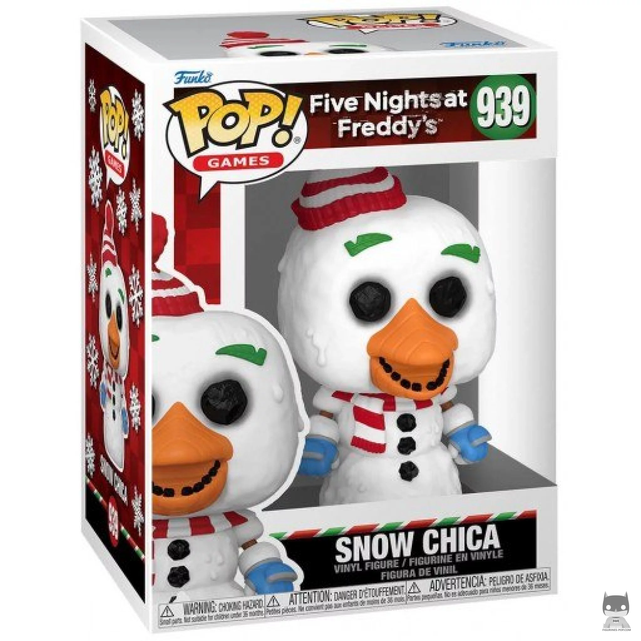 Snow Chica Funko Pop! figure in its box