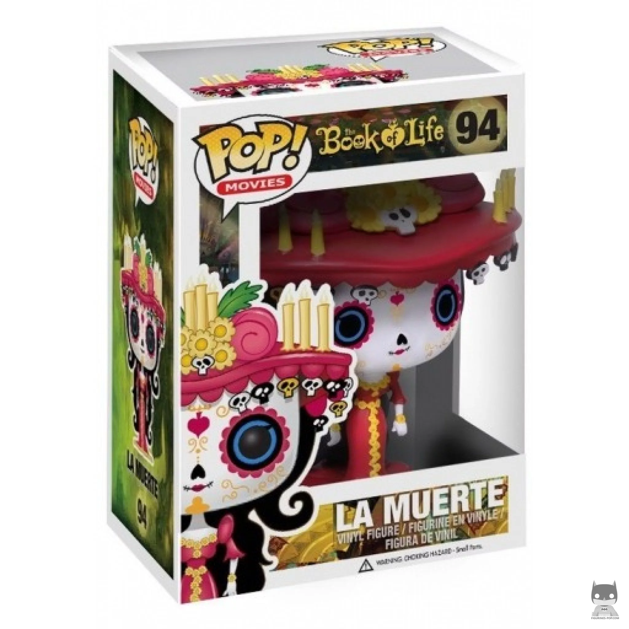 La Muerte Funko Pop! figure in its box
