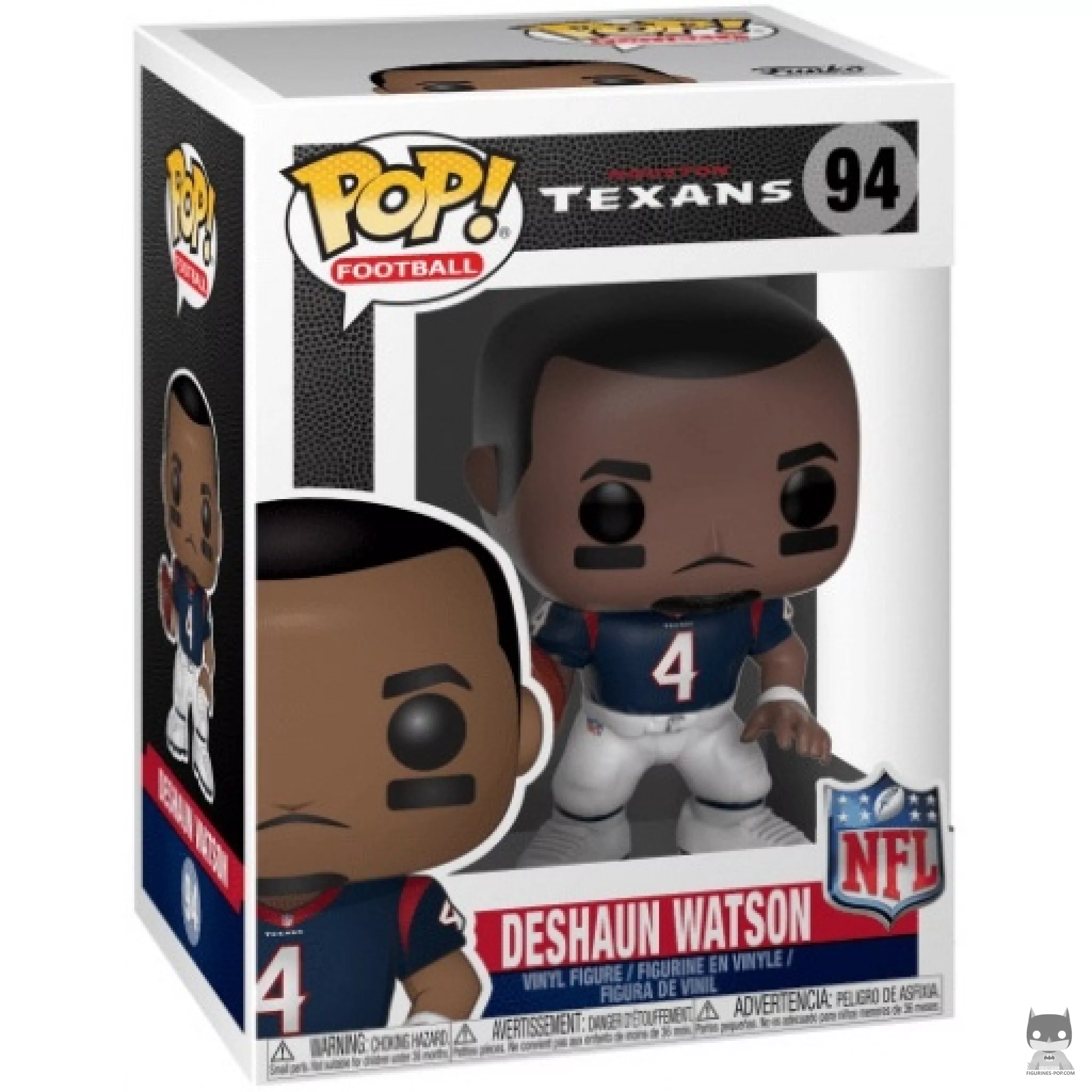 Deshaun Watson Funko Pop! figure in its box