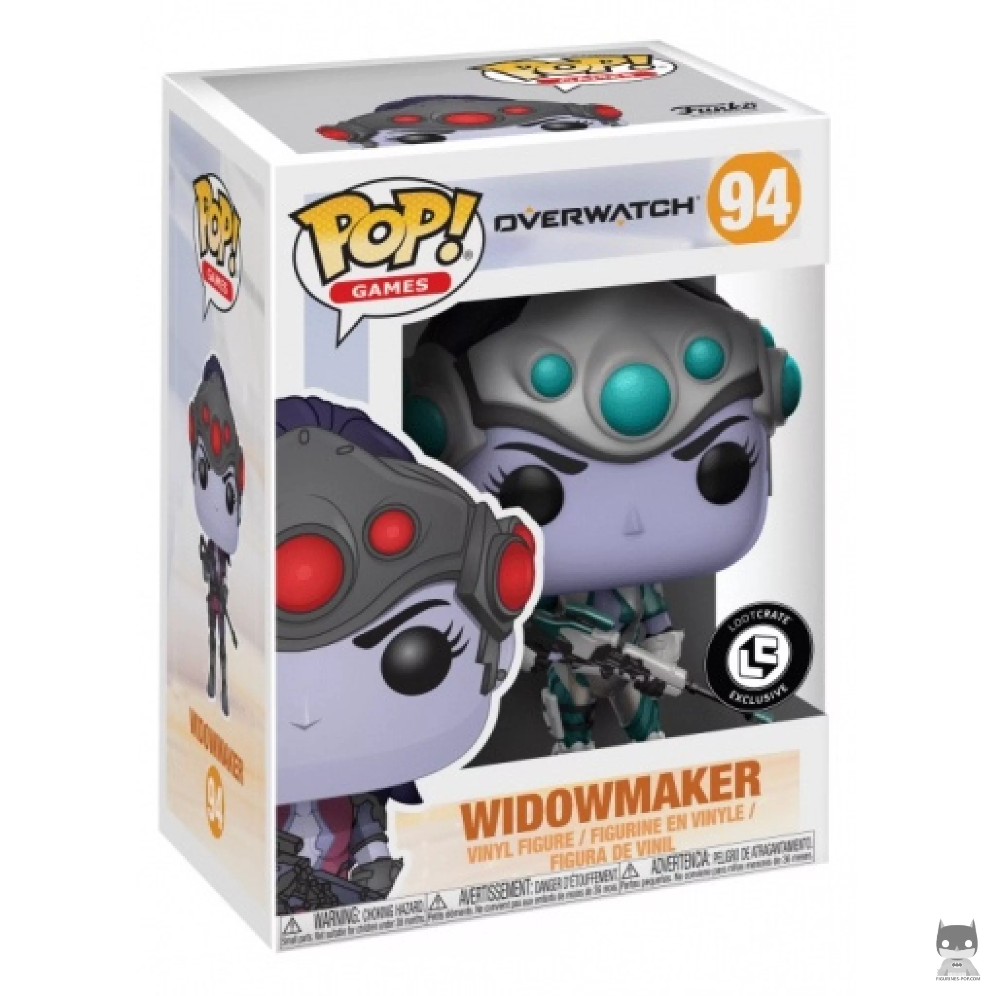 Widowmaker (White) Funko Pop! figure in its box