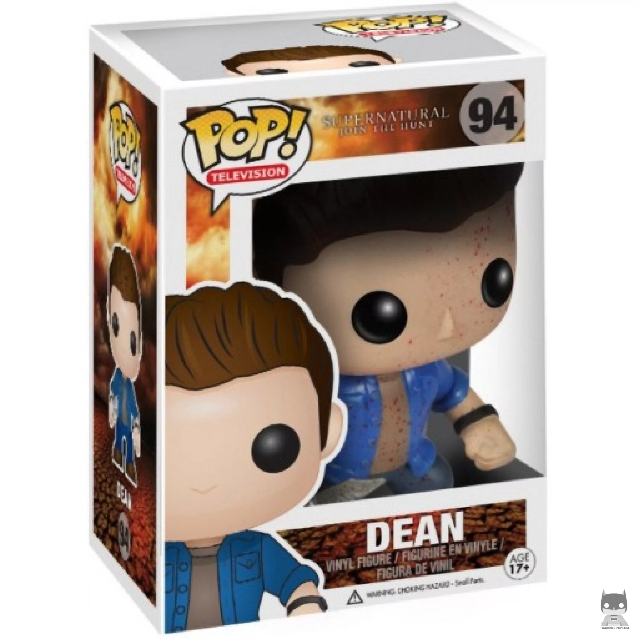 Dean Winchester (Bloody) Funko Pop! figure in its box