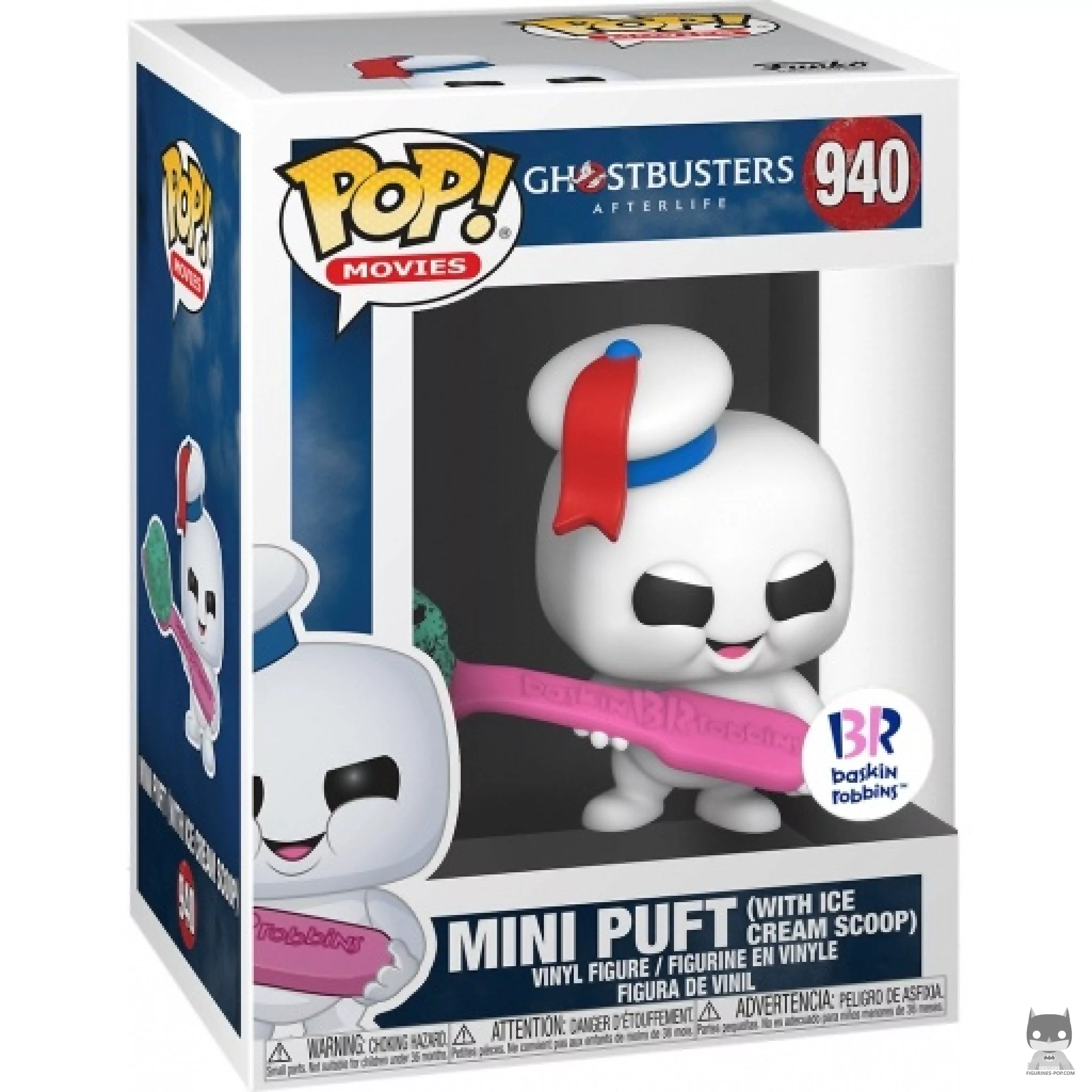Mini Puft with Ice Cream Scoop Funko Pop! figure in its box