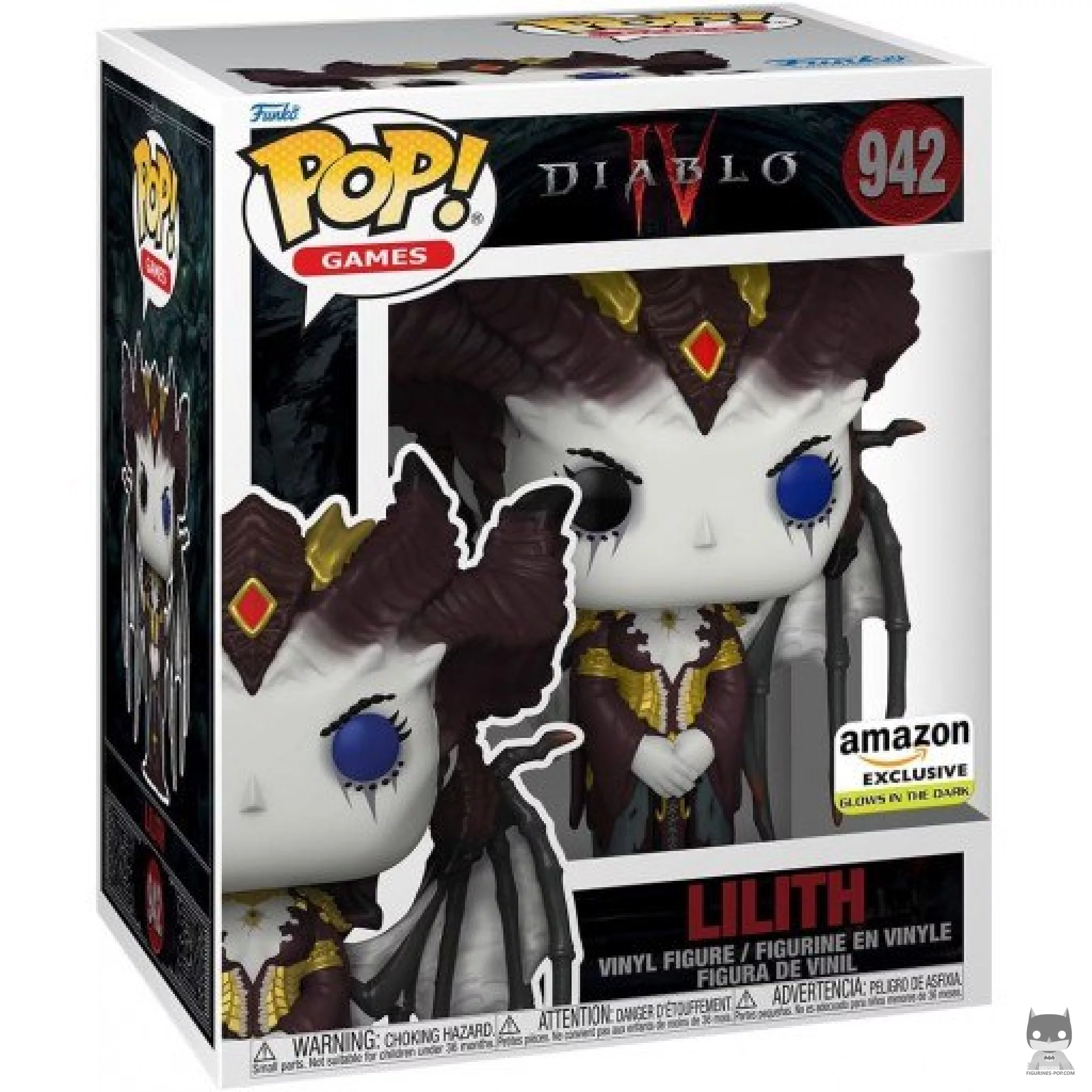 Lilith (Supersized & Glow in the Dark) Funko Pop! figure in its box
