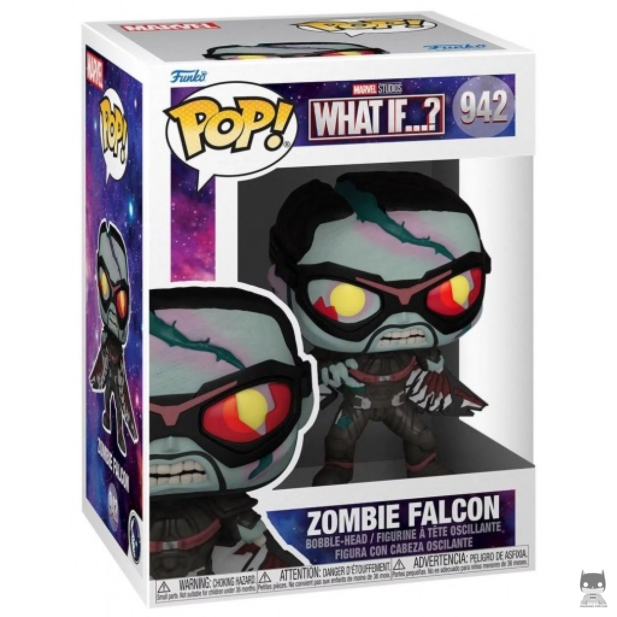 Zombie Falcon Funko Pop! figure in its box