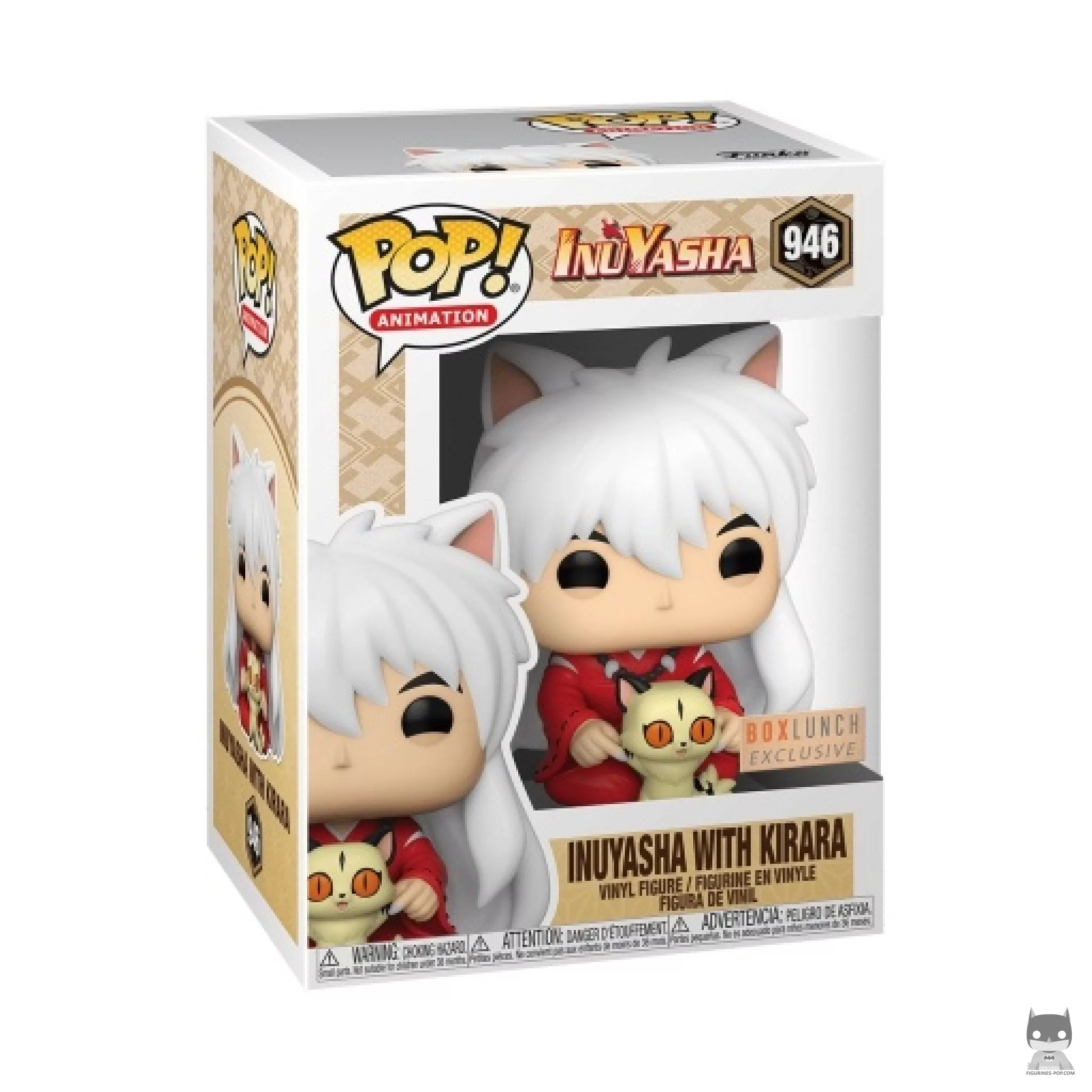 Inuyasha with Kirara Funko Pop! figure in its box