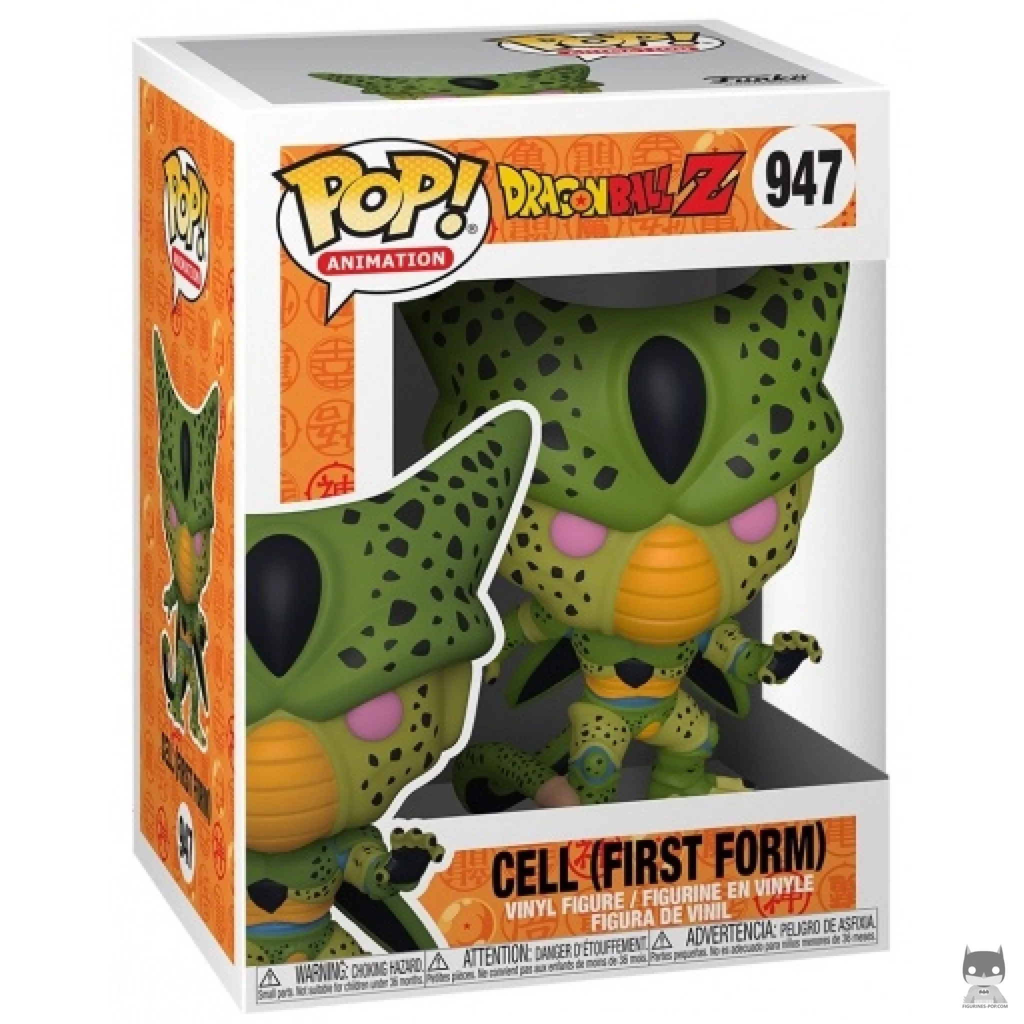 Cell First Form Funko Pop! figure in its box