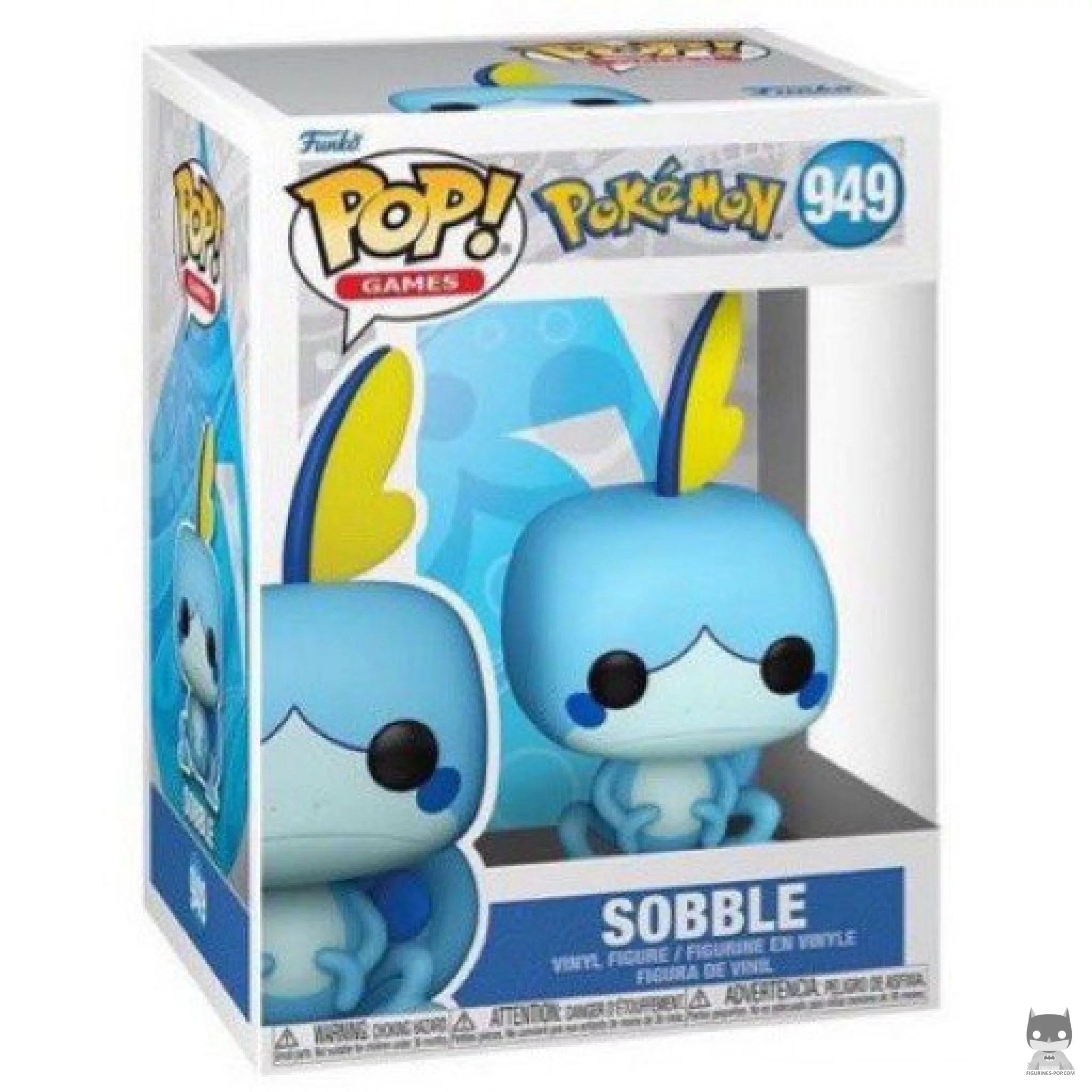 Sobble Funko Pop! figure in its box
