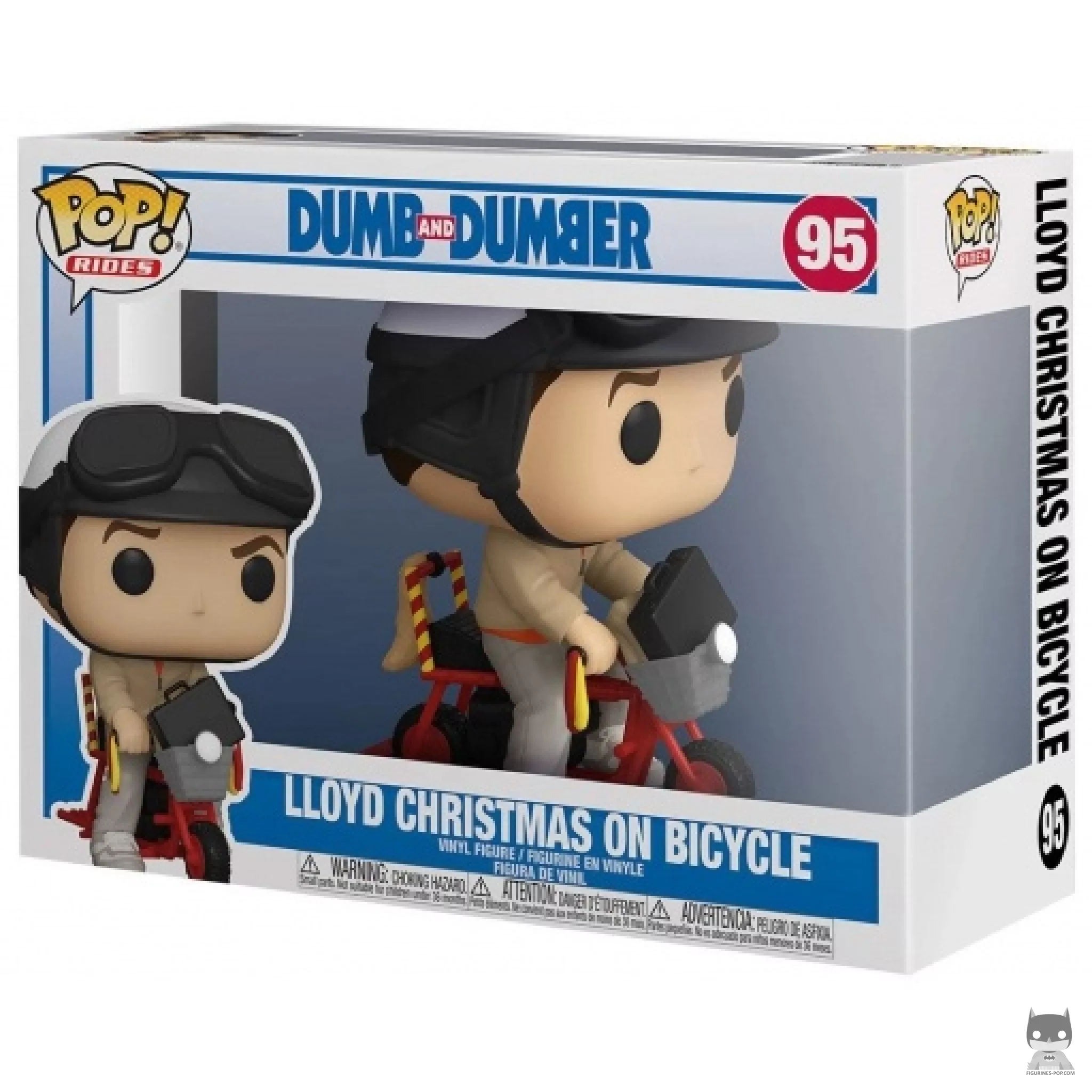 Lloyd Christmas on Bicycle Funko Pop! figure in its box