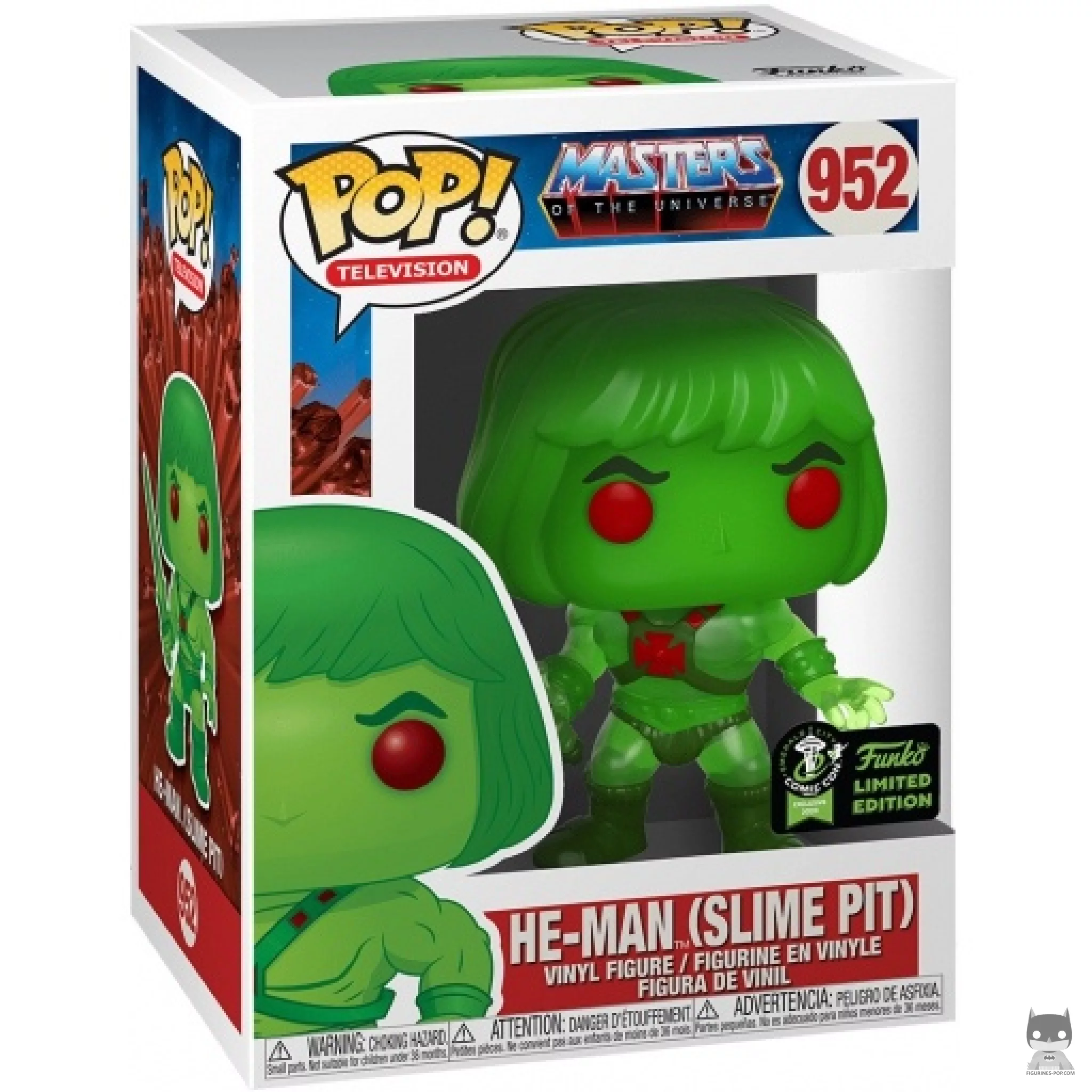 He-Man (Slime Pit) Funko Pop! figure in its box