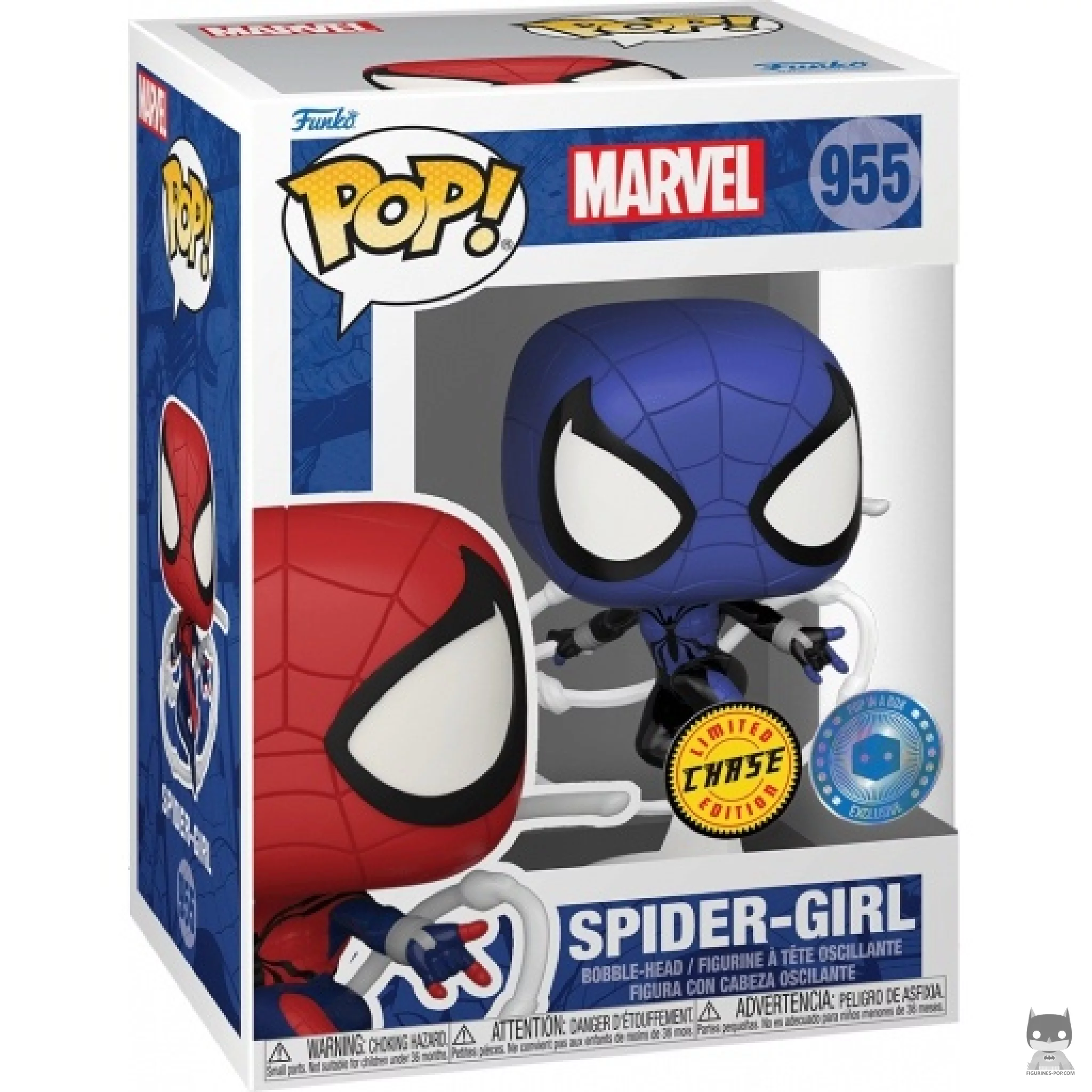 Spider-Girl (Chase) Funko Pop! figure in its box