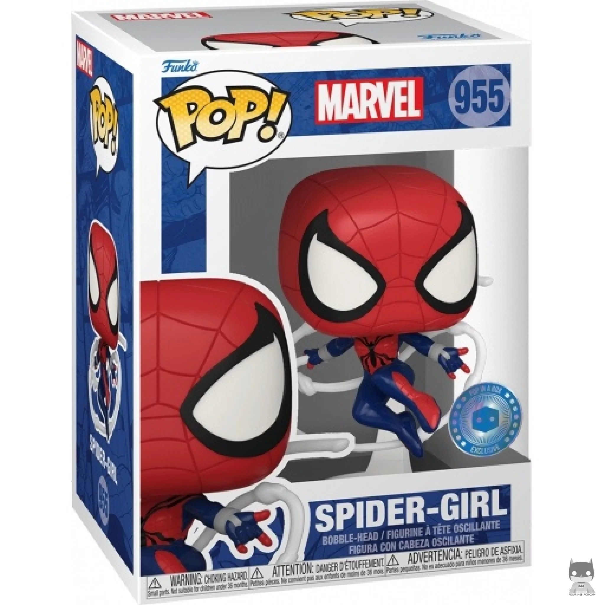 Spider-Girl Funko Pop! figure in its box