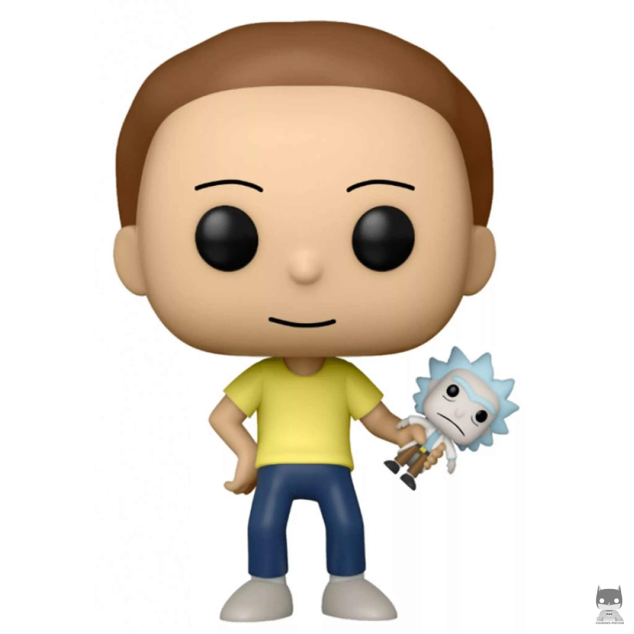 Morty with Shrunken Rick Funko Pop! figure (Rick and Morty)