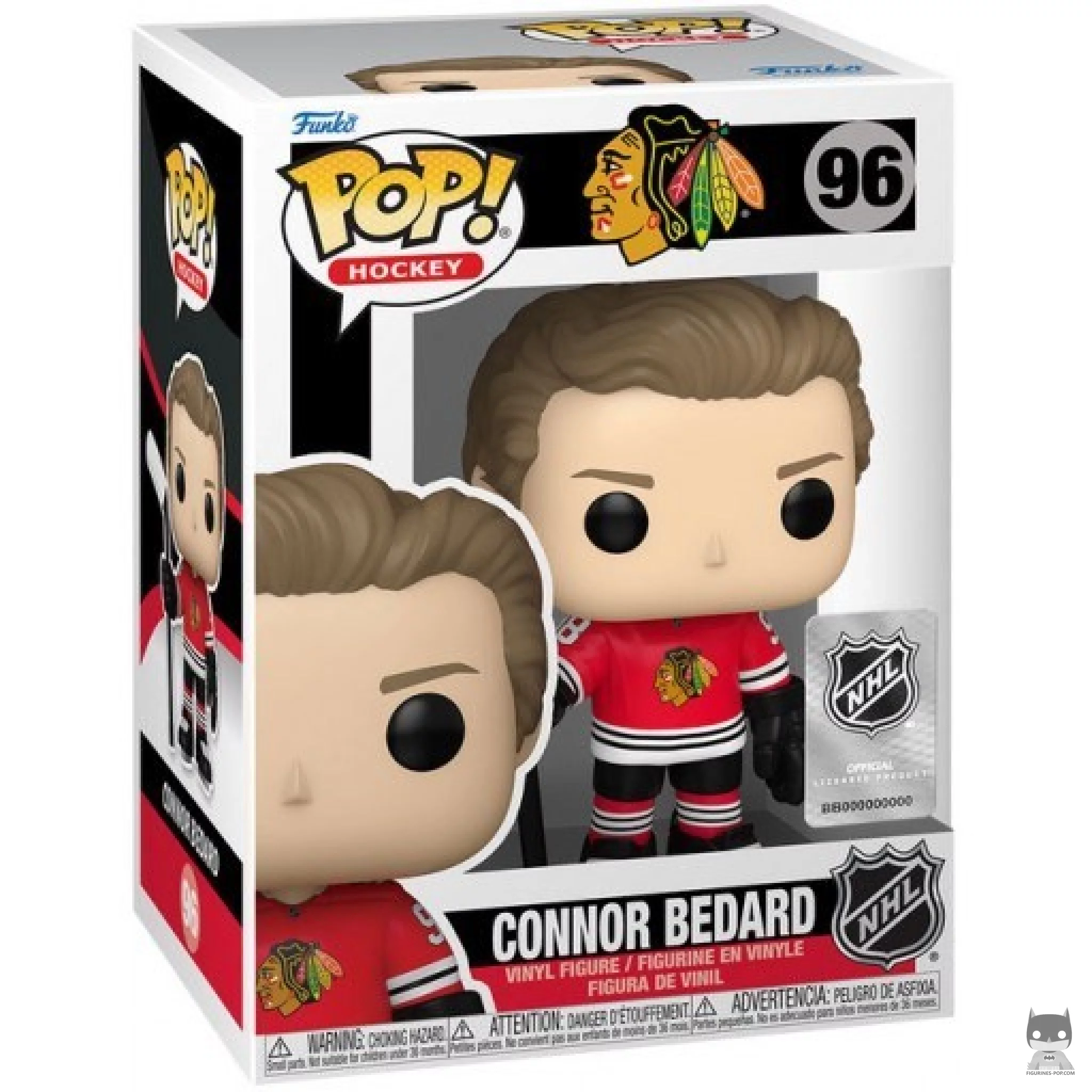 Connor Bedard Funko Pop! figure in its box
