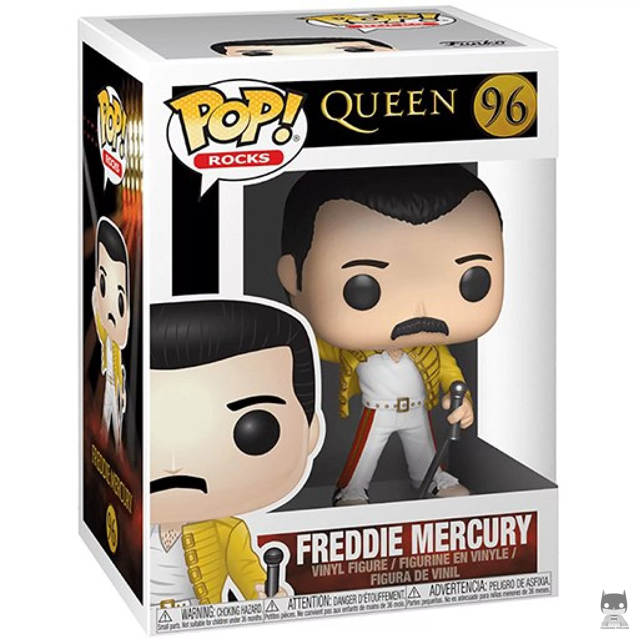 Freddie Mercury (Wembley 1986) Funko Pop! figure in its box