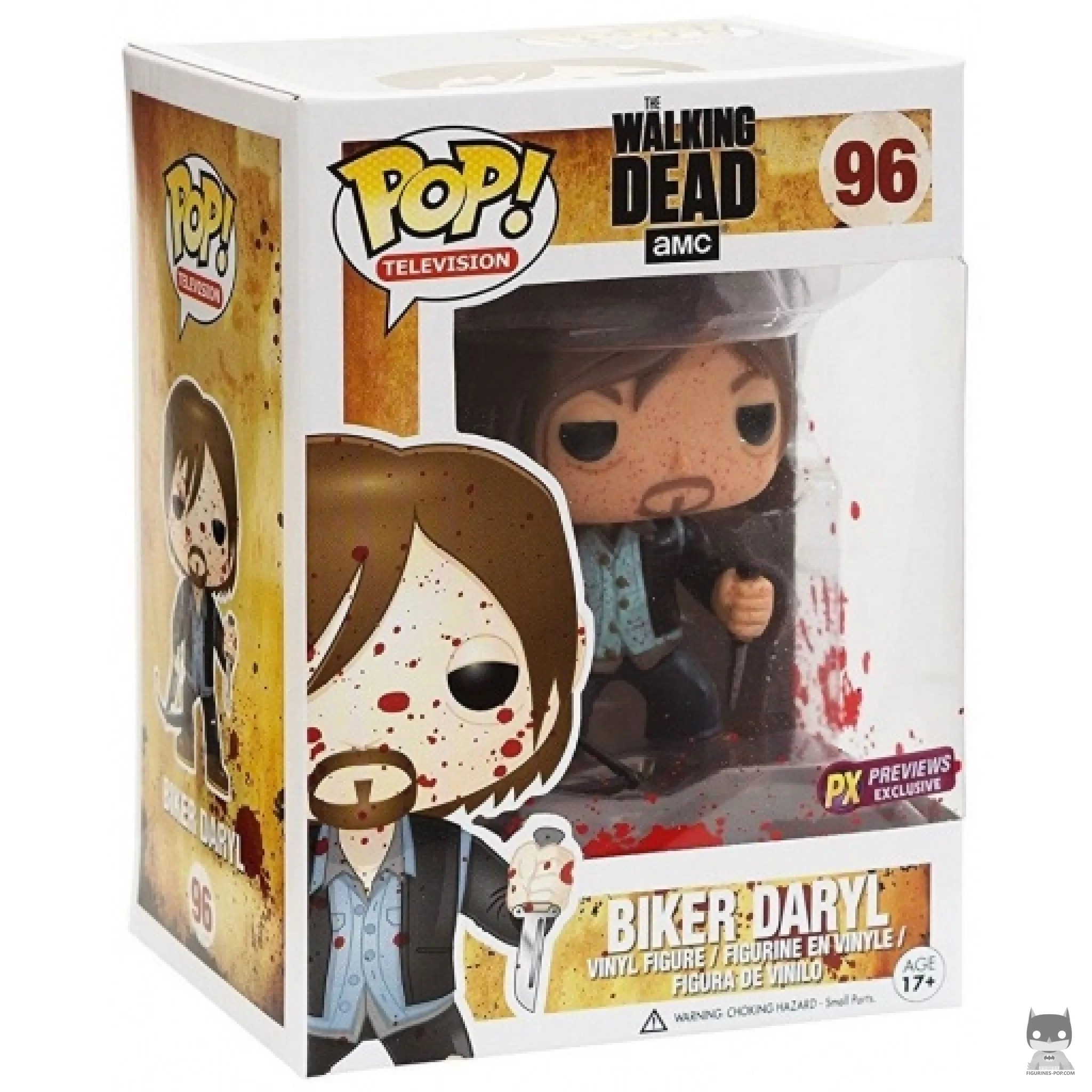 Daryl Dixon Biker (Bloody) Funko Pop! figure in its box