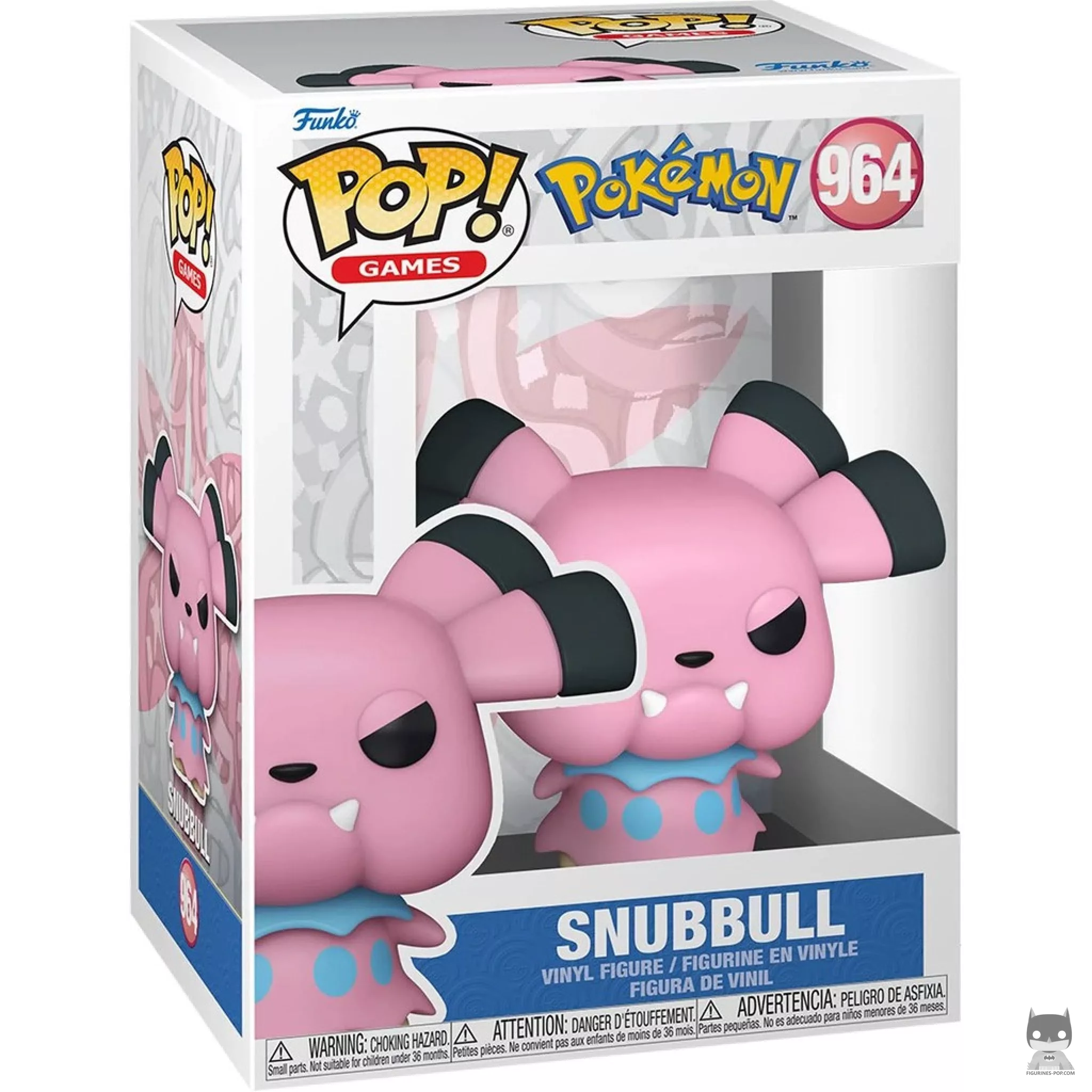 Snubbull Funko Pop! figure in its box