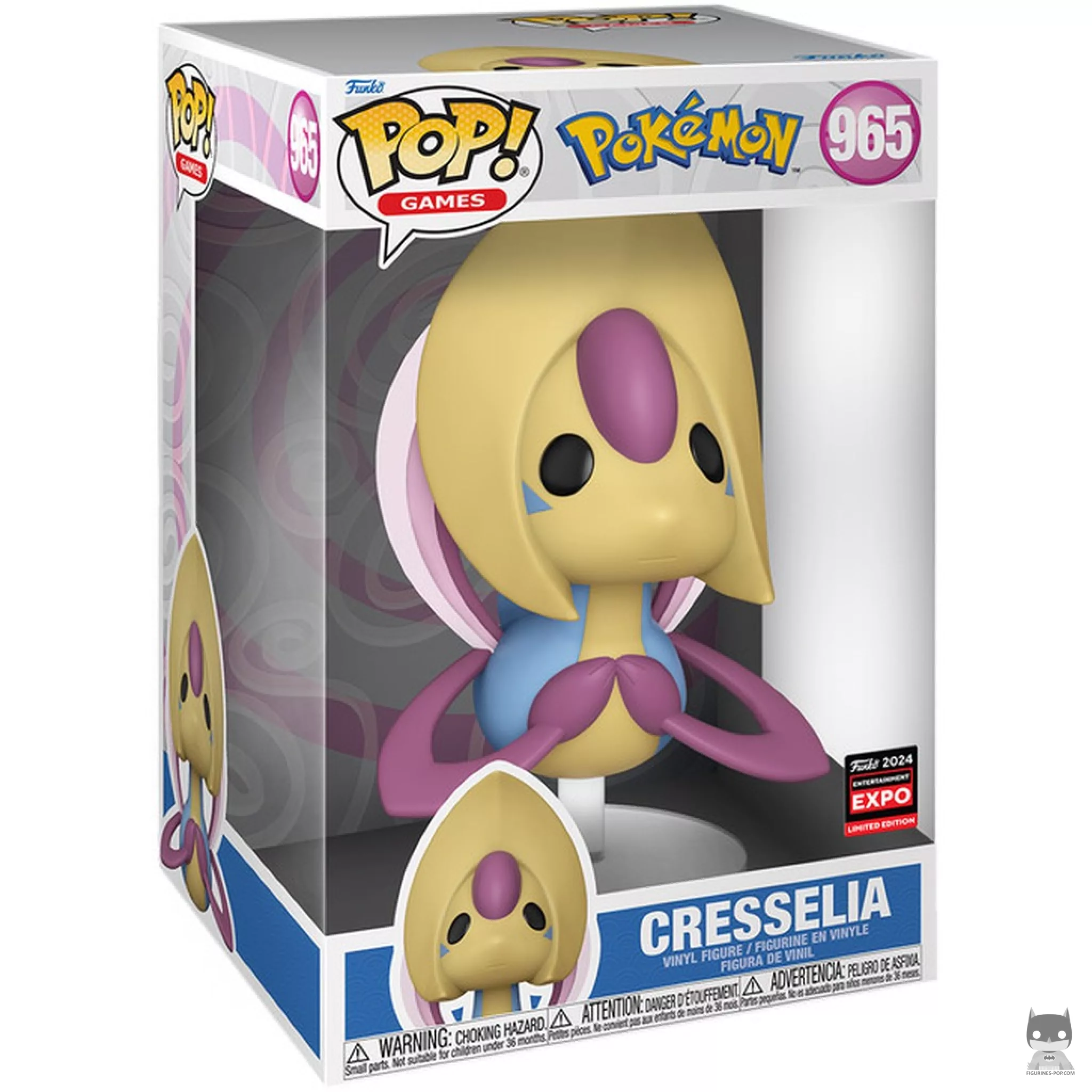 Cresselia (Supersized) Funko Pop! figure in its box