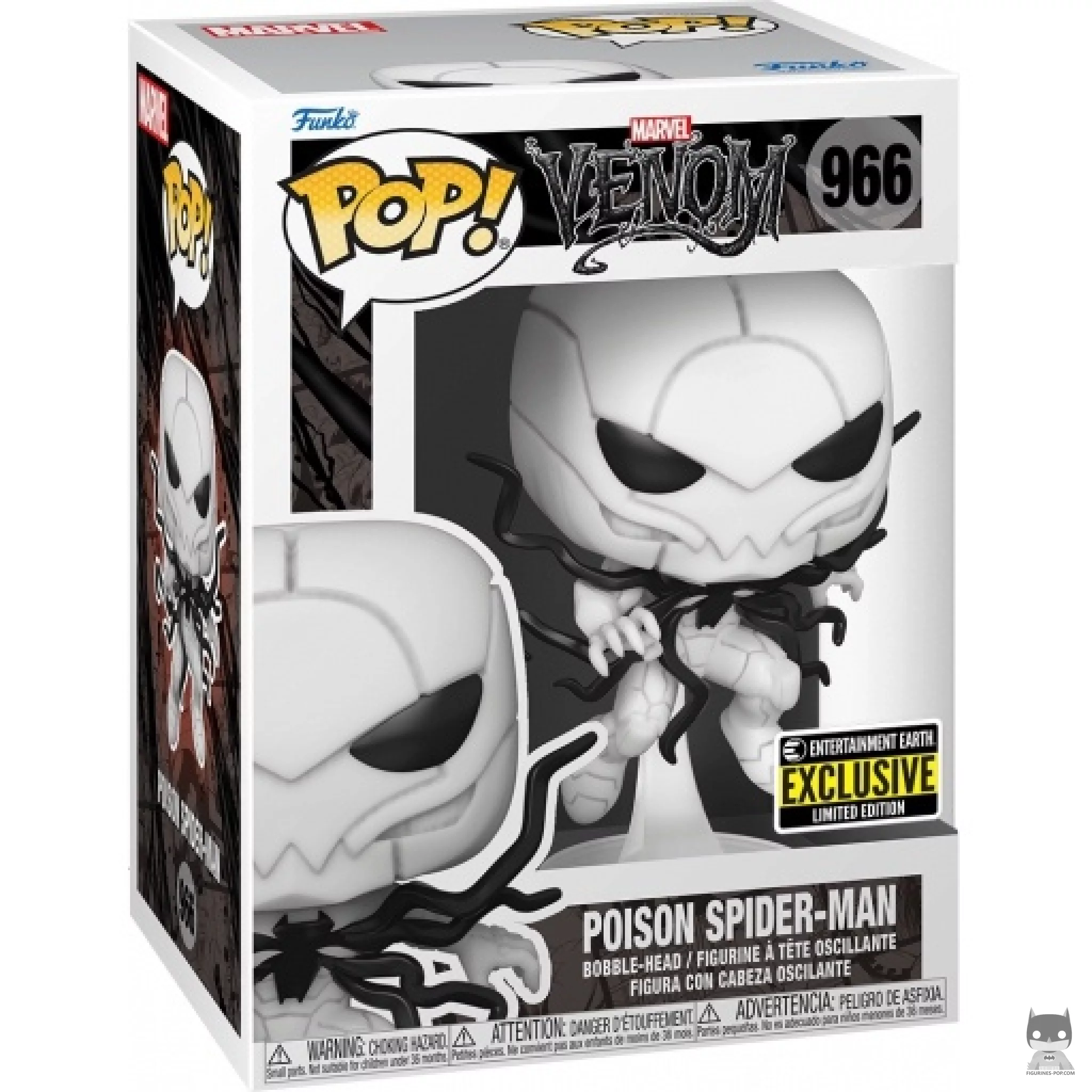 Poison Spider-Man Funko Pop! figure in its box