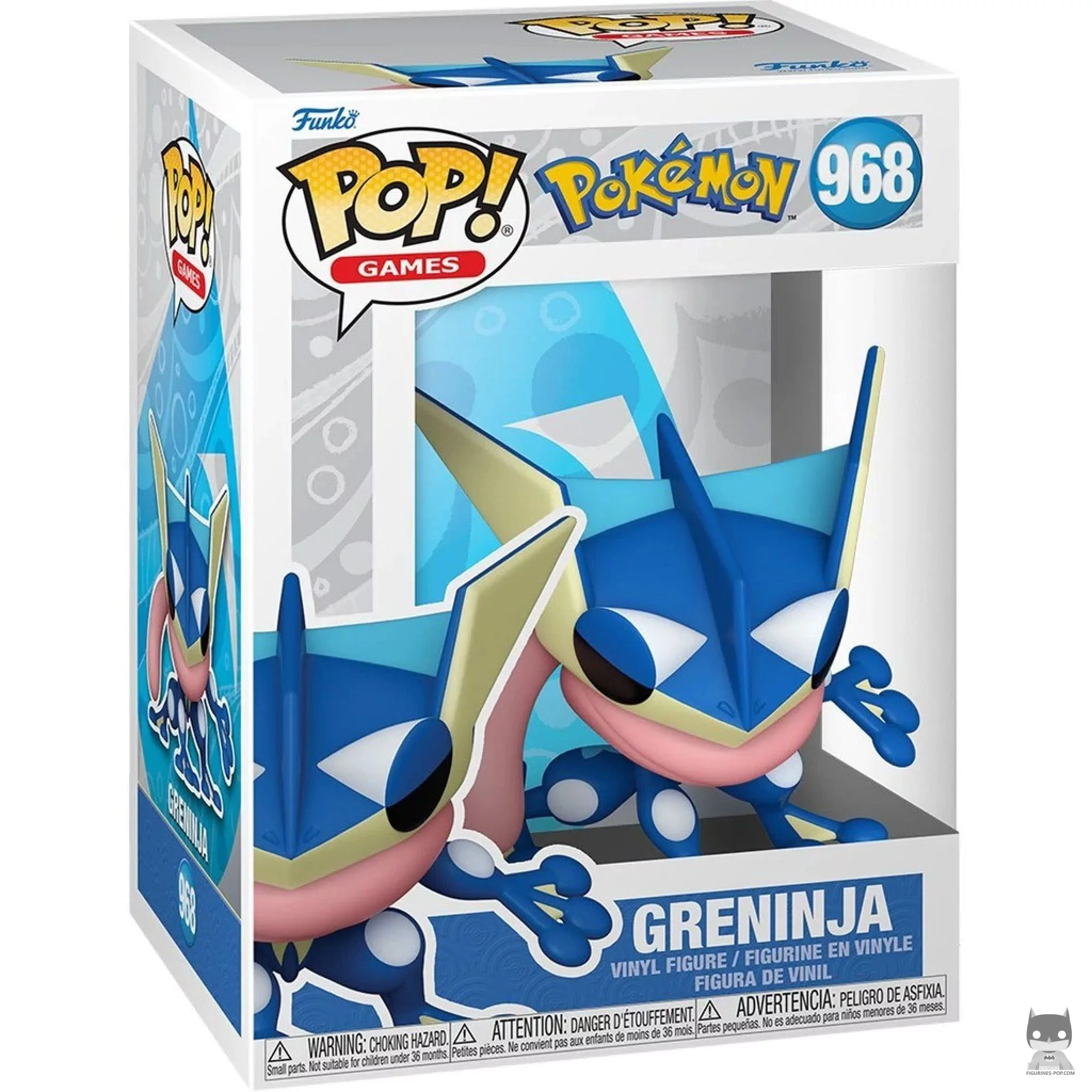 Greninja Funko Pop! figure in its box