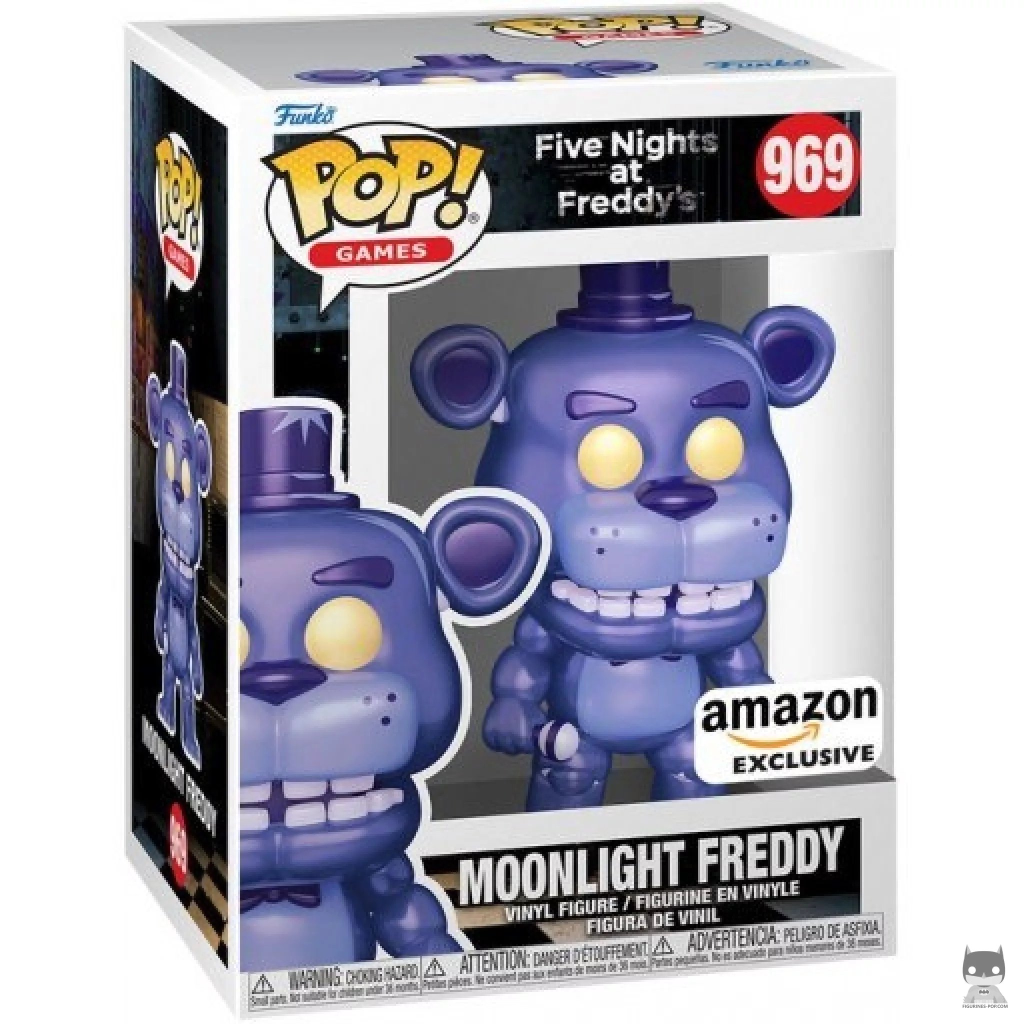 Moonlight Freddy Funko Pop! figure in its box