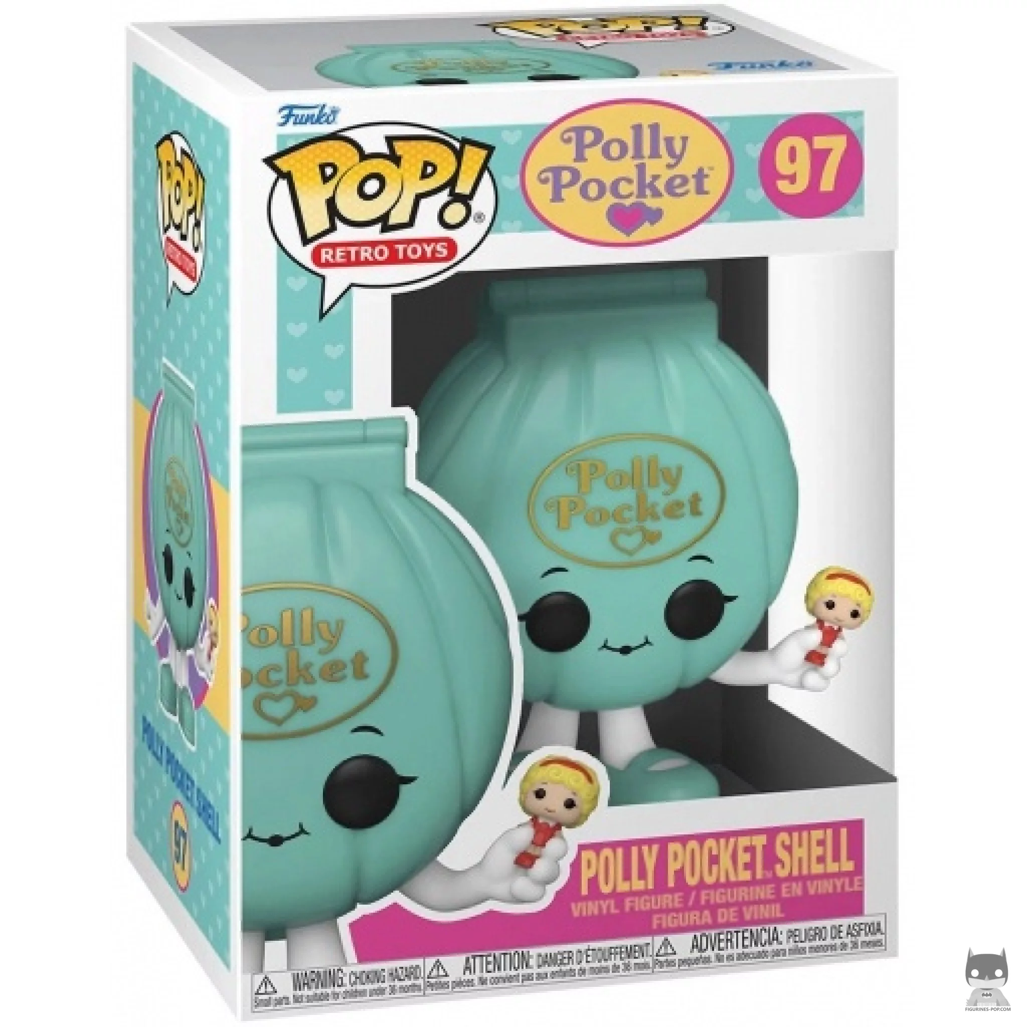 Polly Pocket Shell Funko Pop! figure in its box