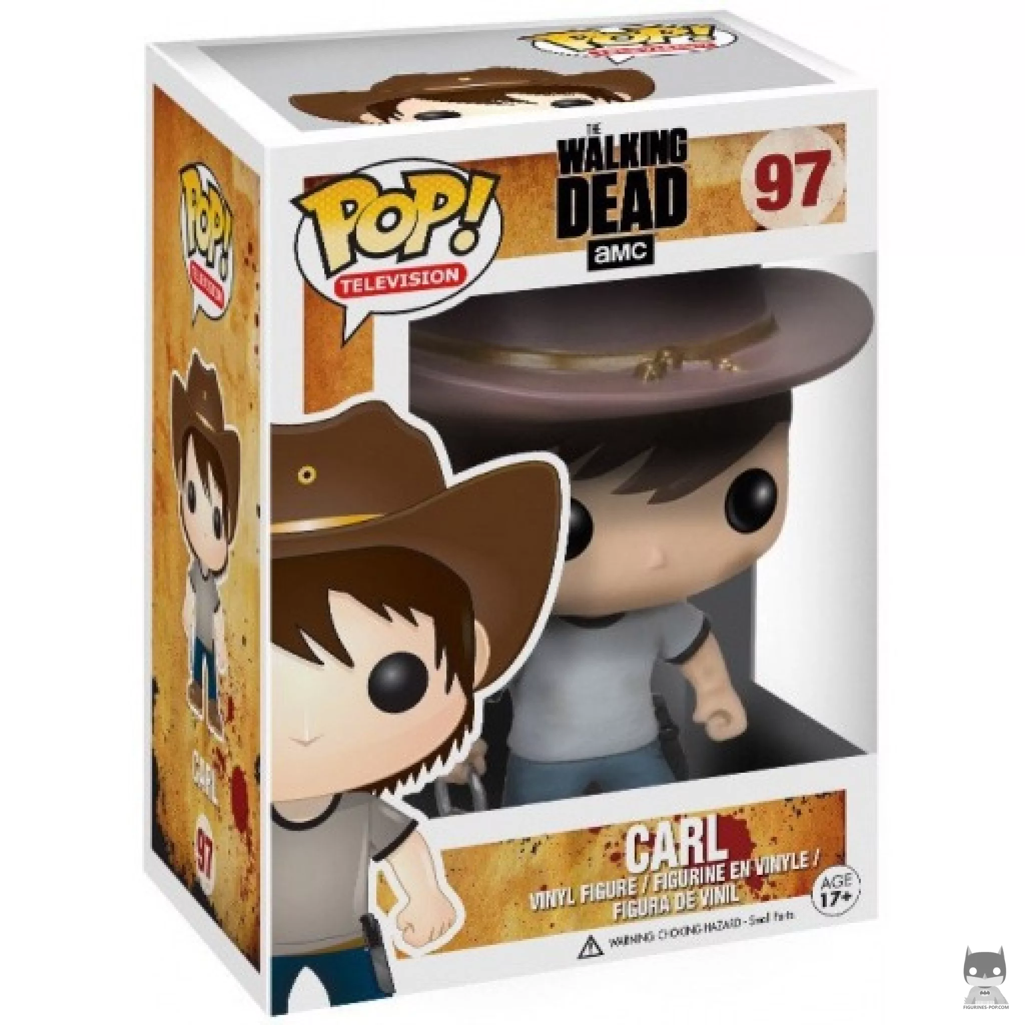 Carl Grimes Funko Pop! figure in its box