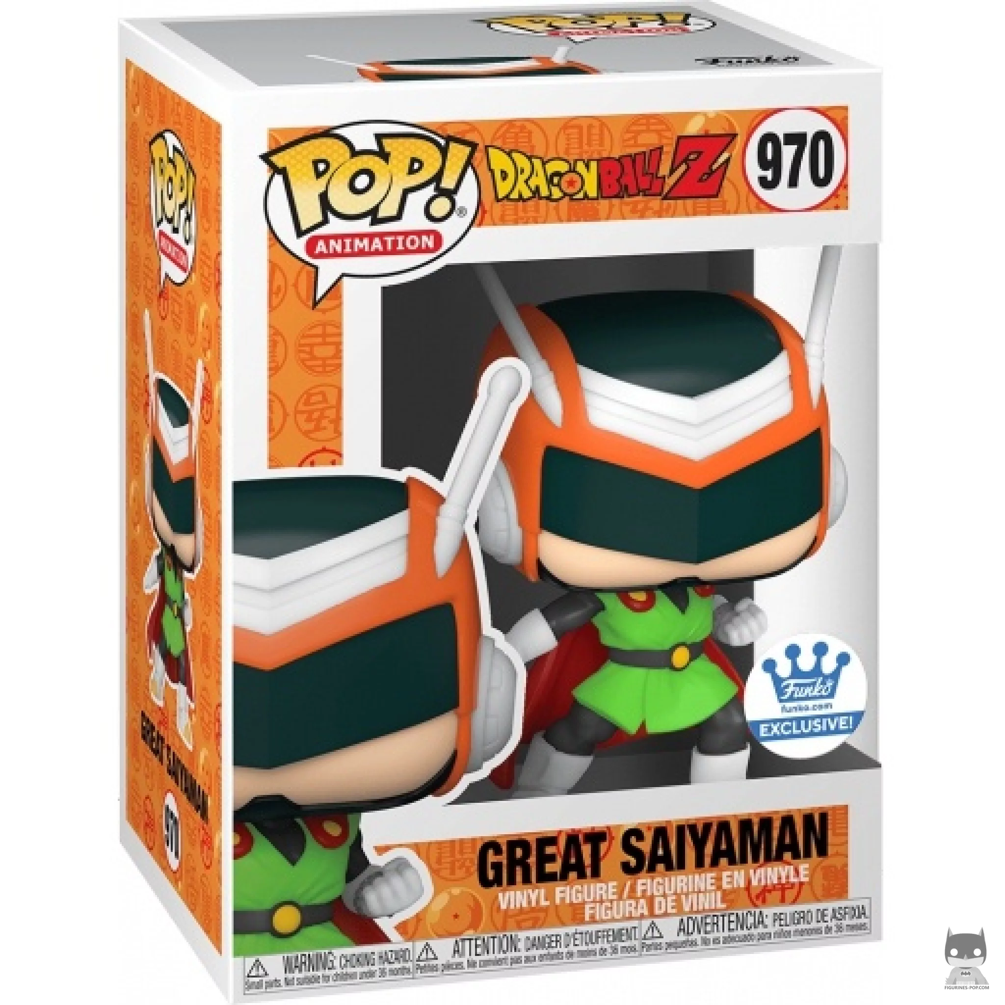 Great Saiyaman Funko Pop! figure in its box