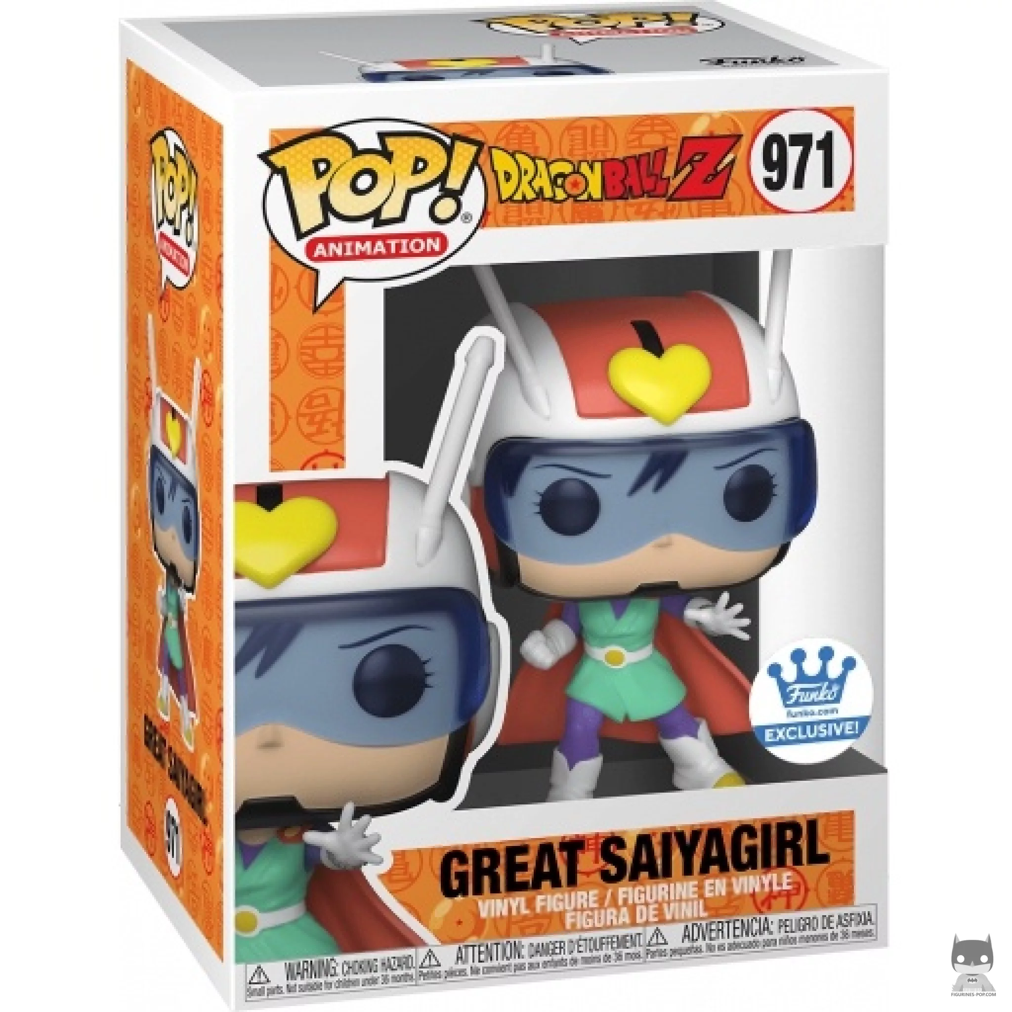 Great Saiyagirl Funko Pop! figure in its box