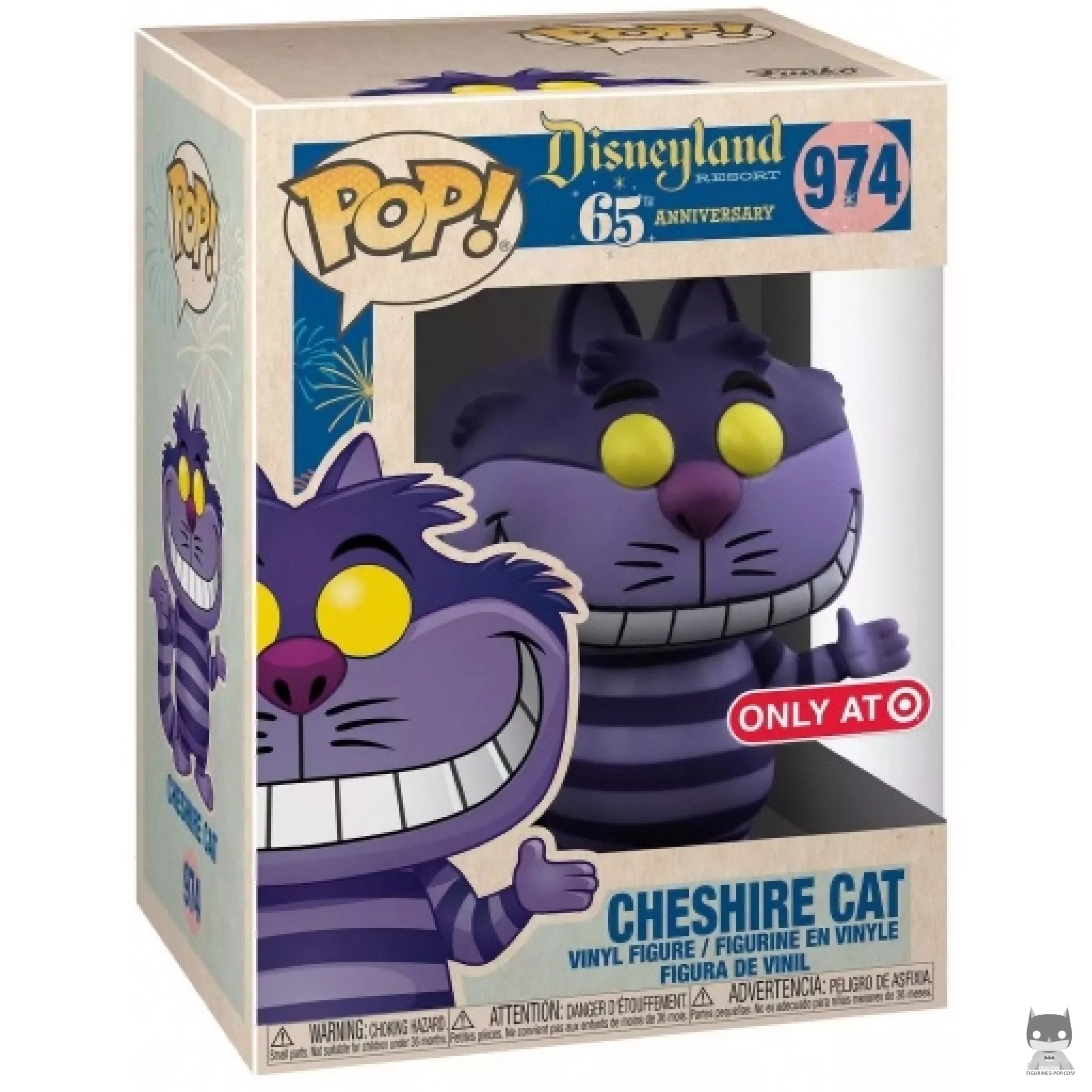 Cheshire Cat Funko Pop! figure in its box