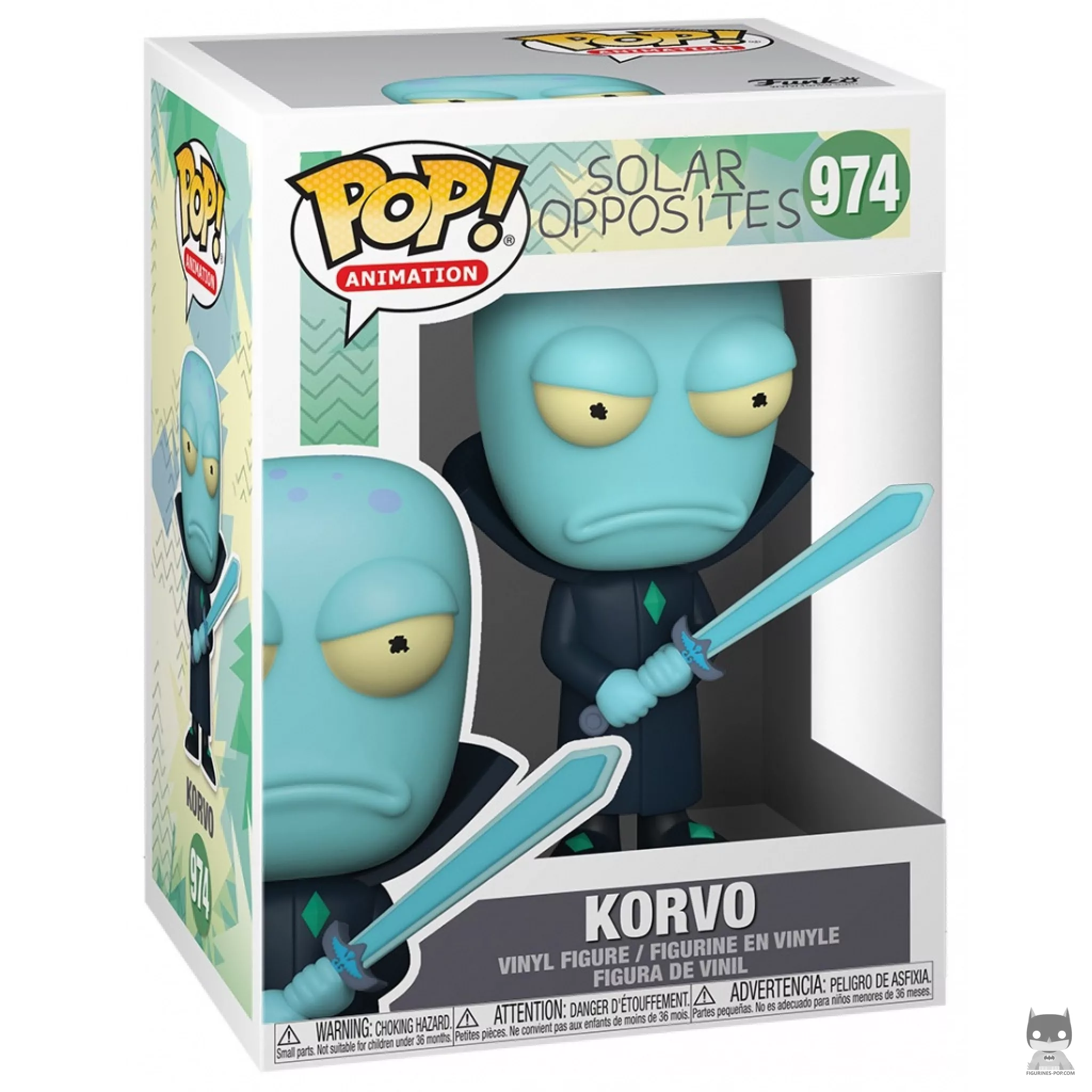 Korvo Funko Pop! figure in its box