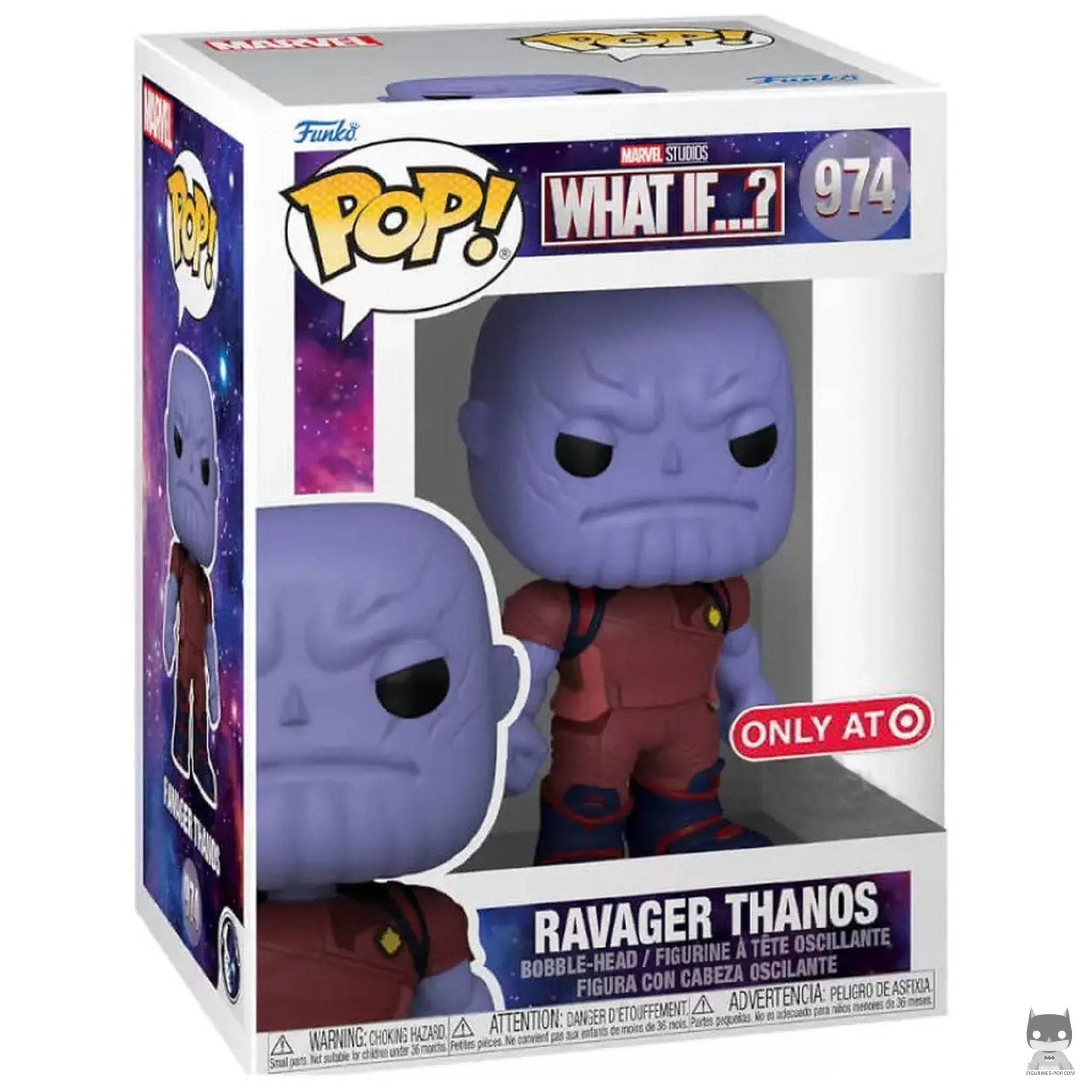 Ravager Thanos Funko Pop! figure in its box