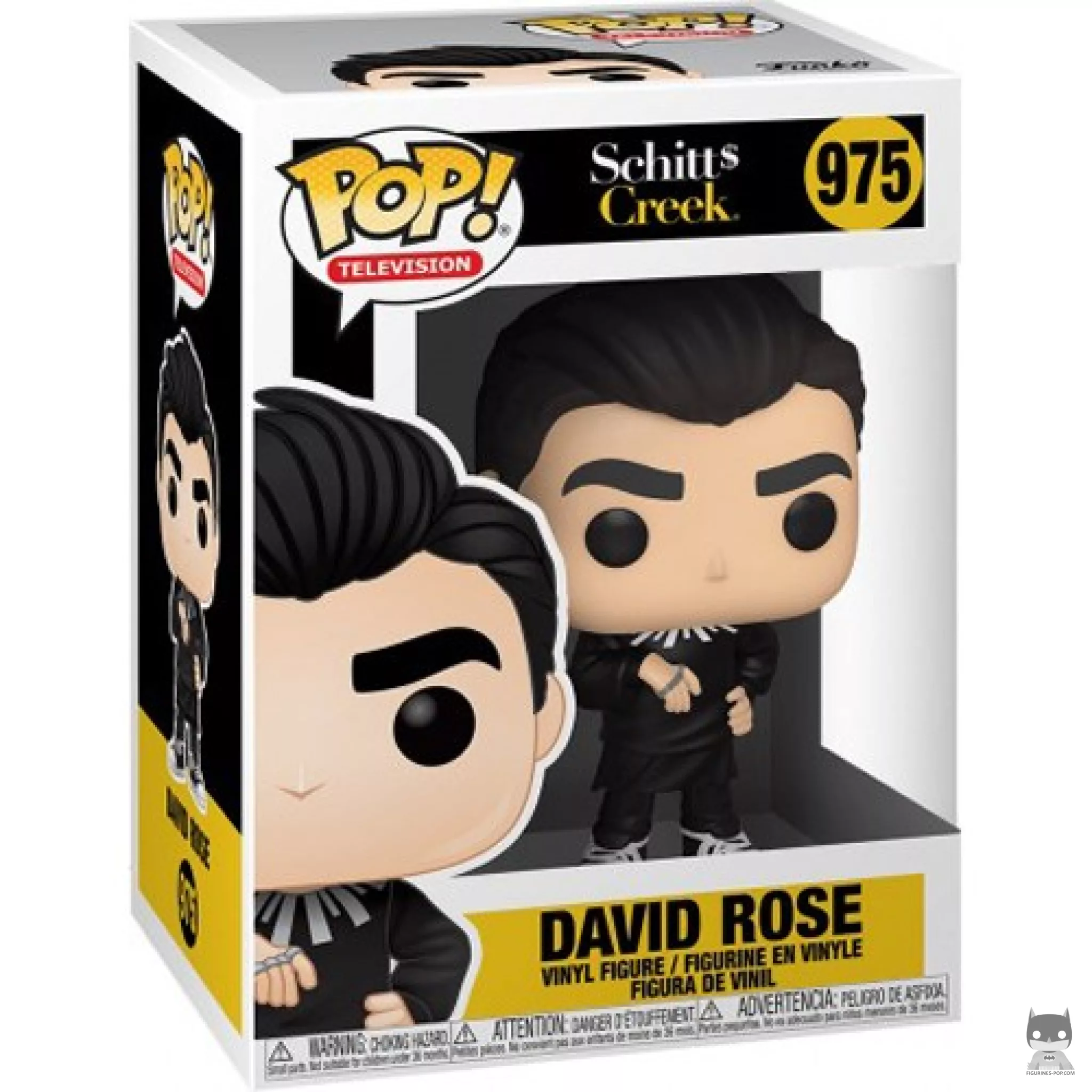 David Rose Funko Pop! figure in its box