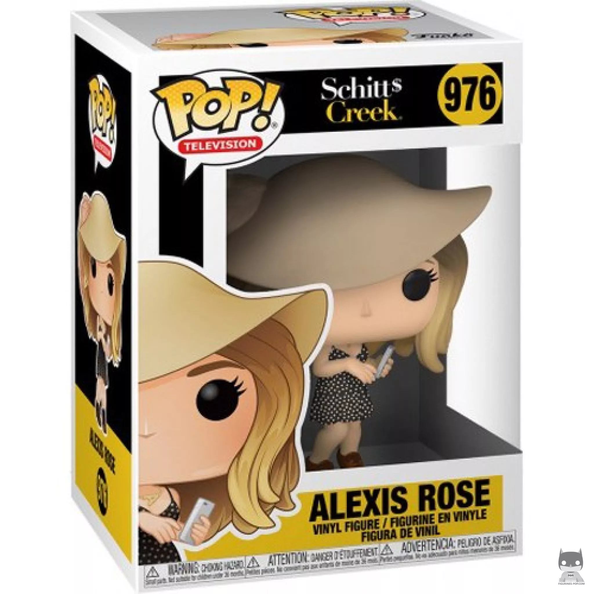 Alexis Rose Funko Pop! figure in its box