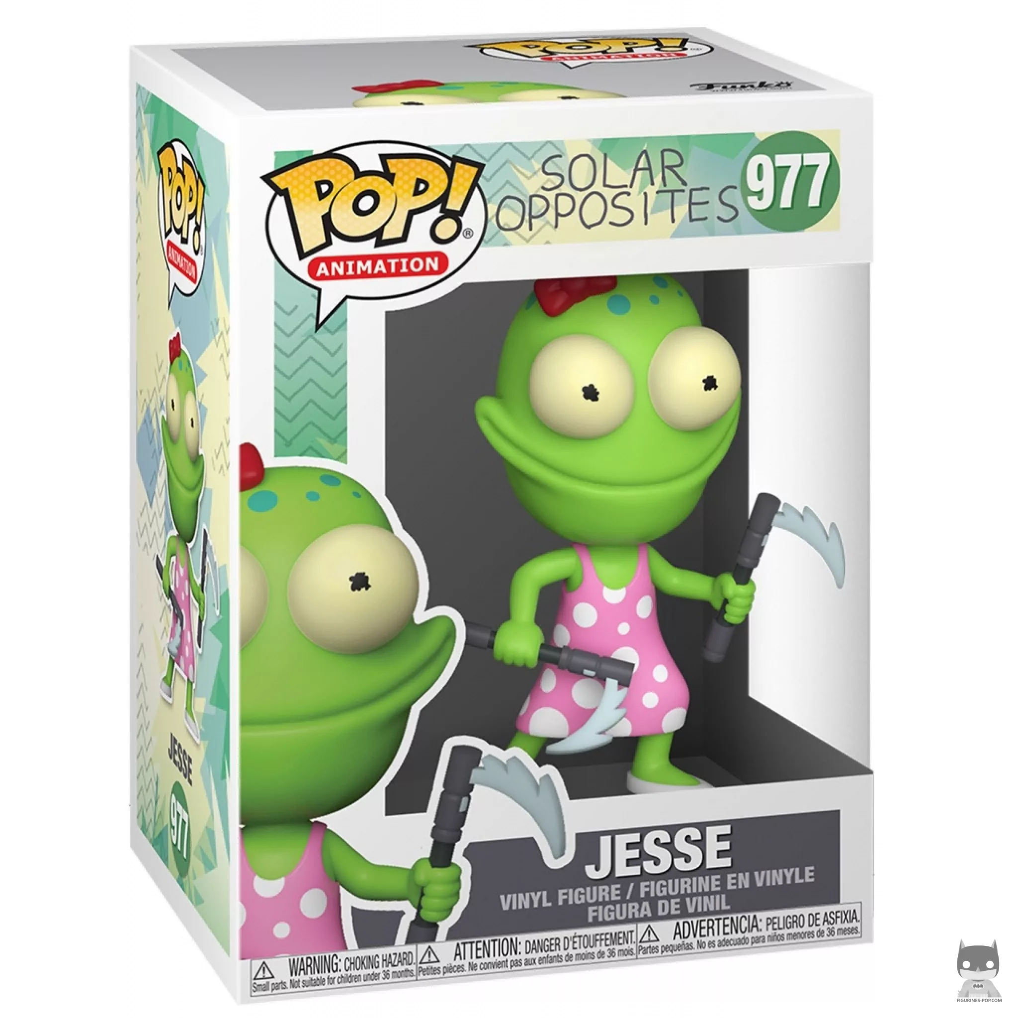Jesse Funko Pop! figure in its box
