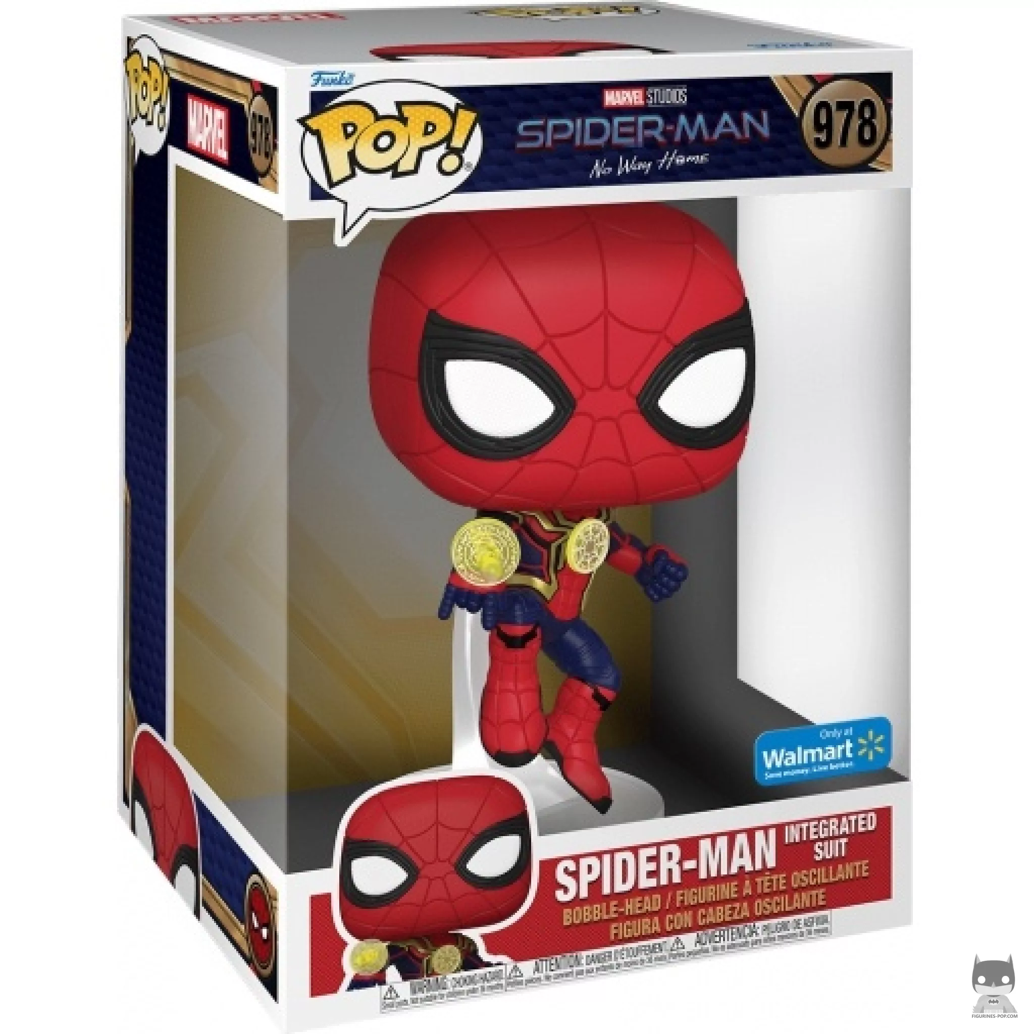 Spider-Man Integrated Suit Funko Pop! figure in its box