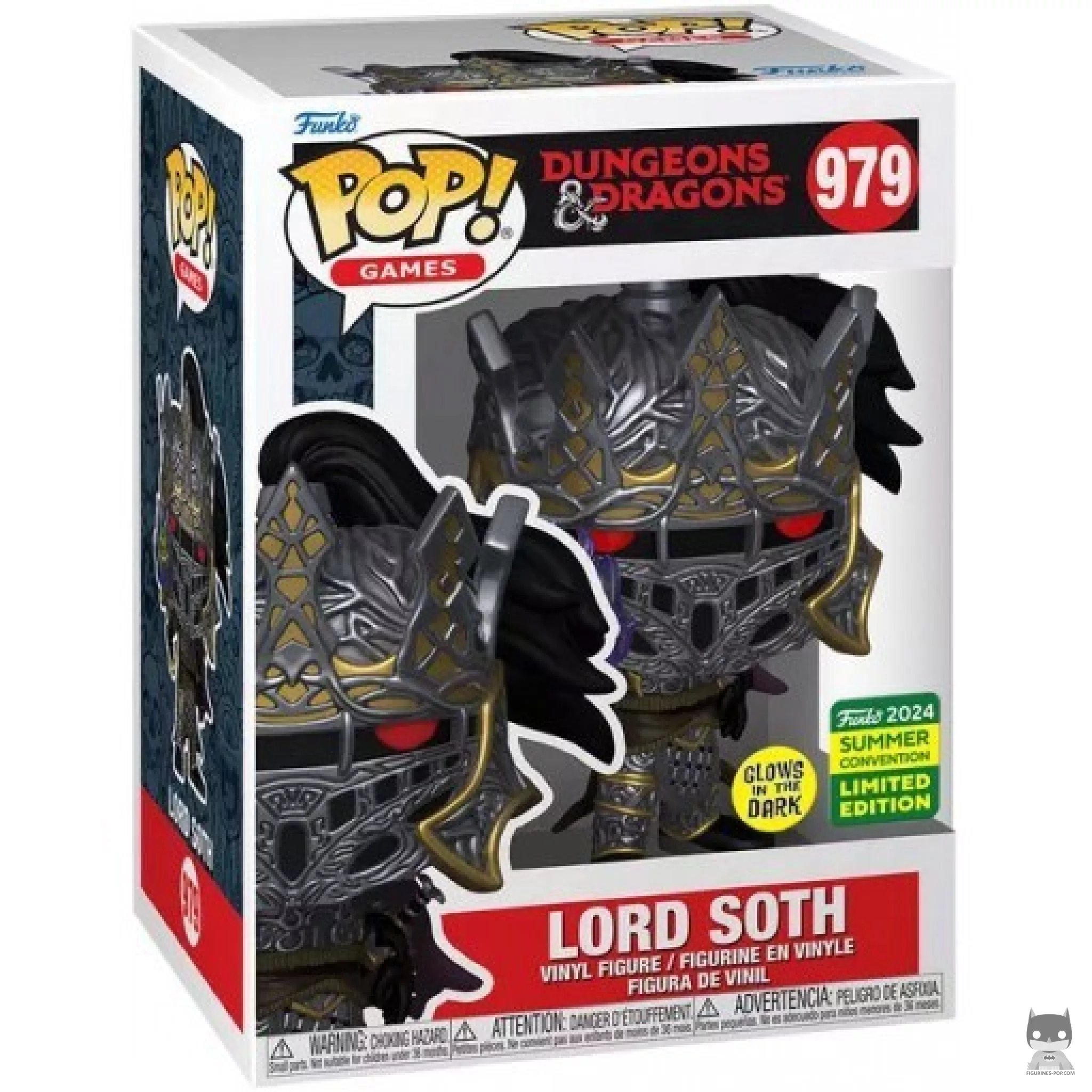 Lord Soth (Glow in the Dark) Funko Pop! figure in its box