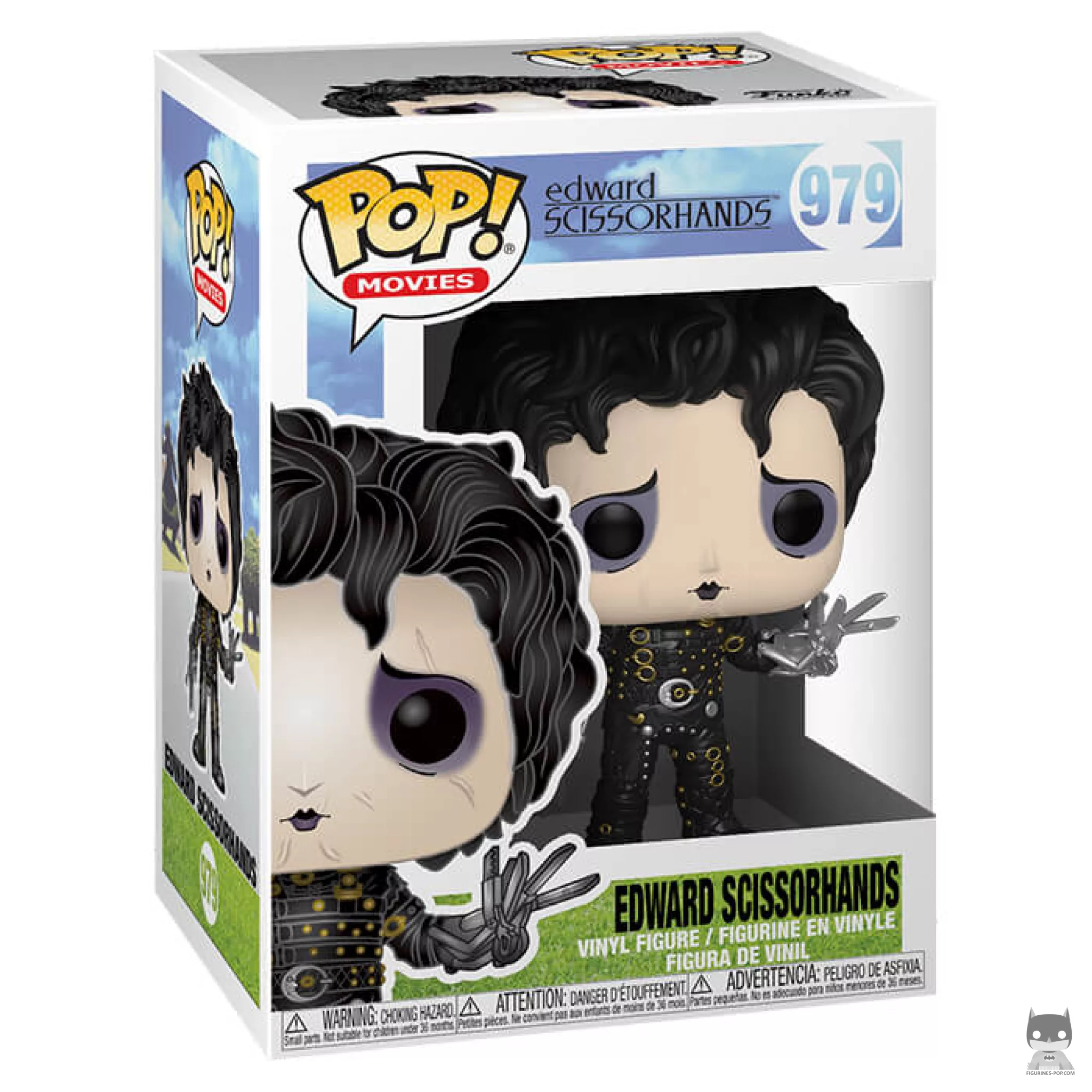Edward Scissorhands Funko Pop! figure in its box