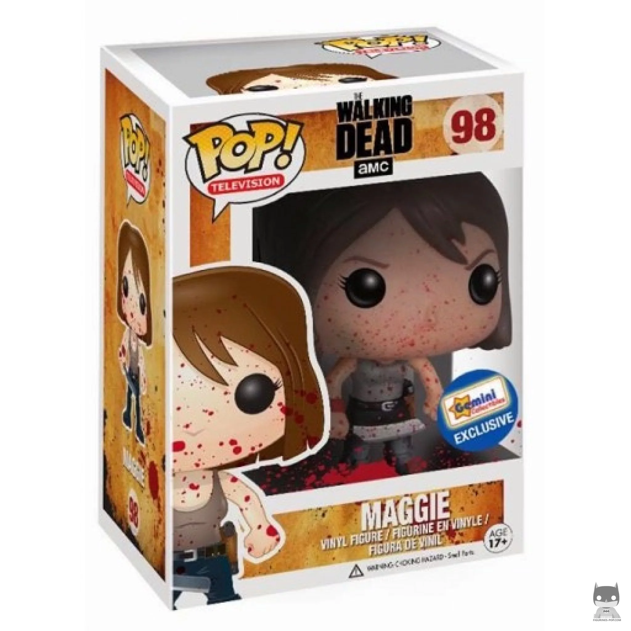 Maggie Rhee (Bloody) Funko Pop! figure in its box