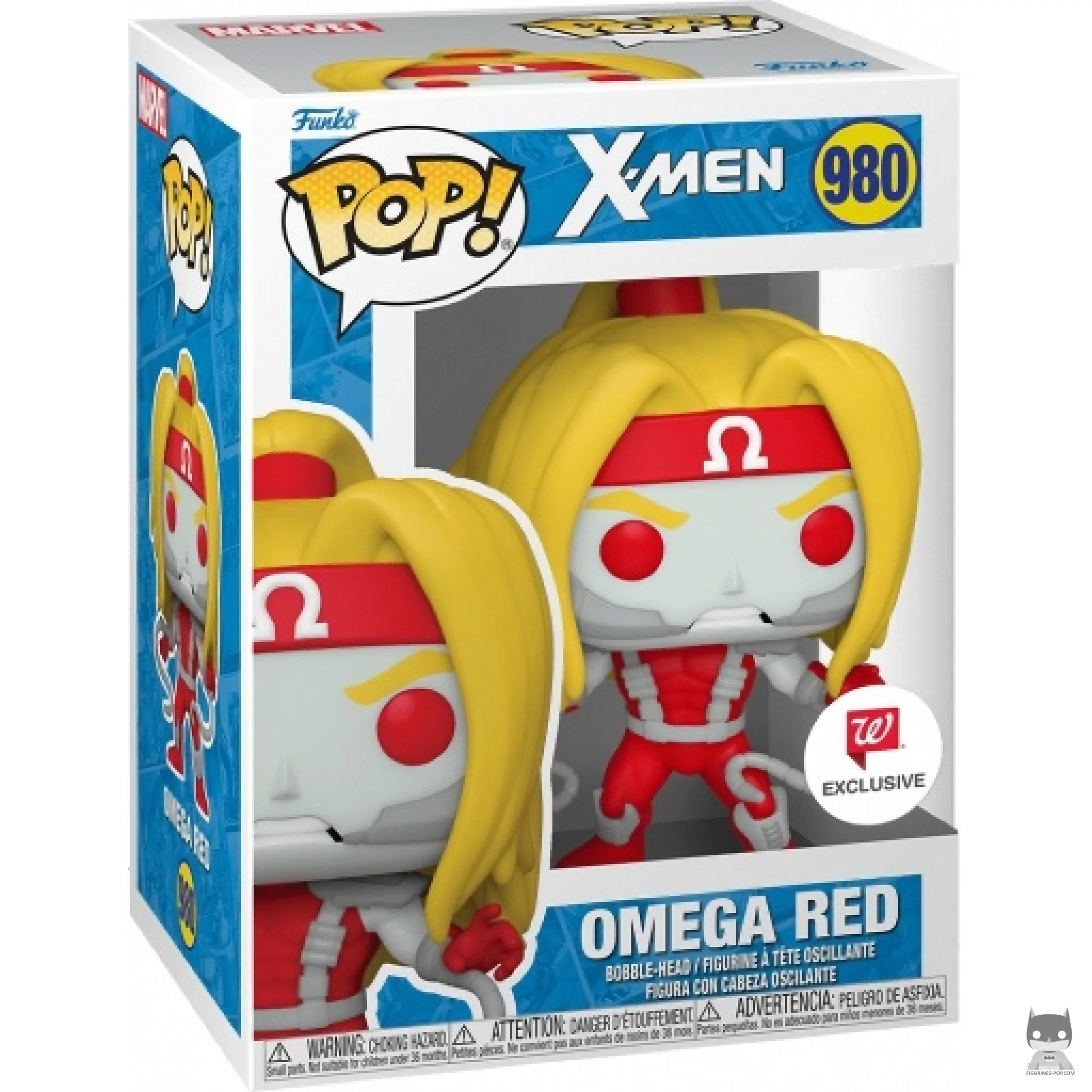 Omega Red Funko Pop! figure in its box