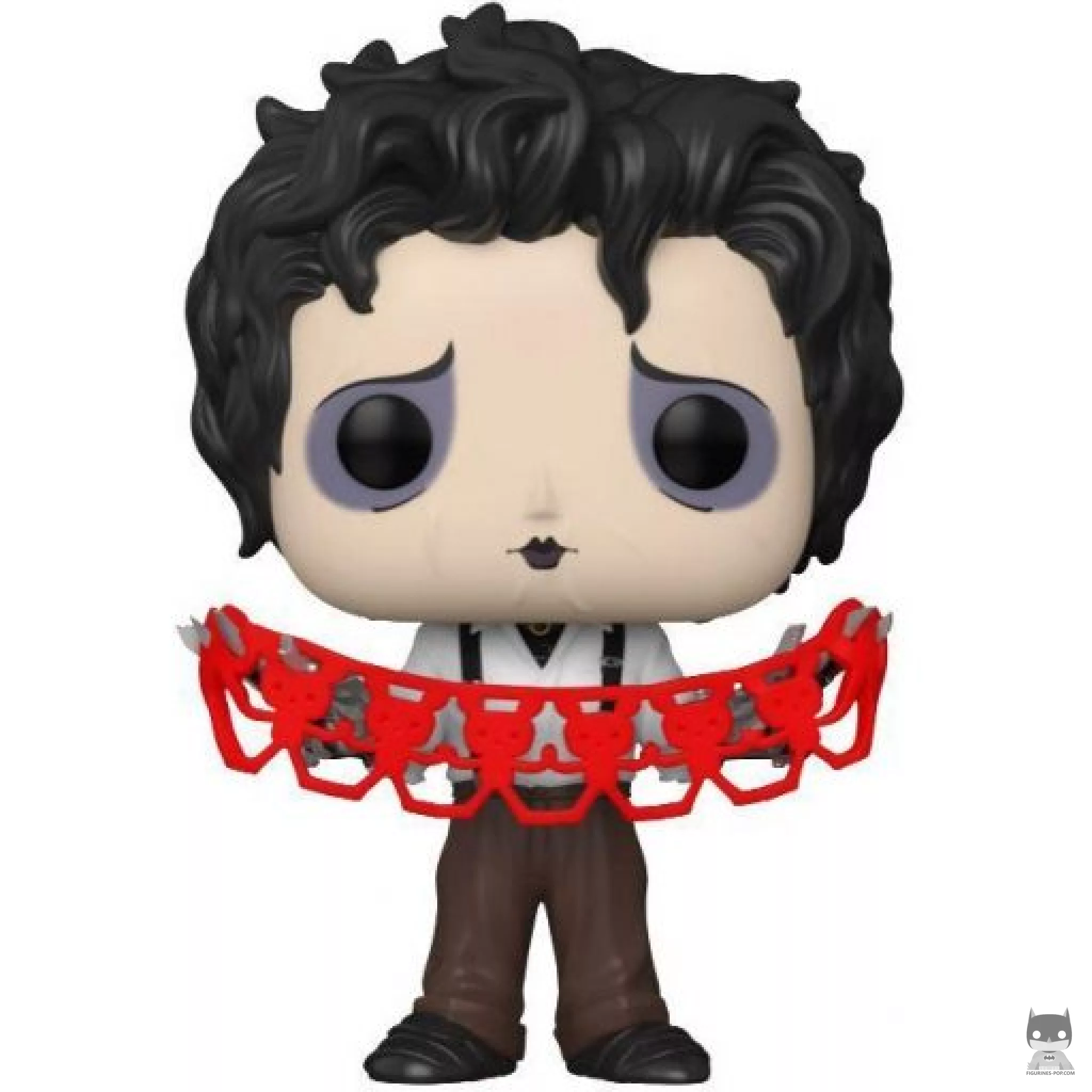 Edward with kirigami Funko Pop! figure (Edward Scissorhands)