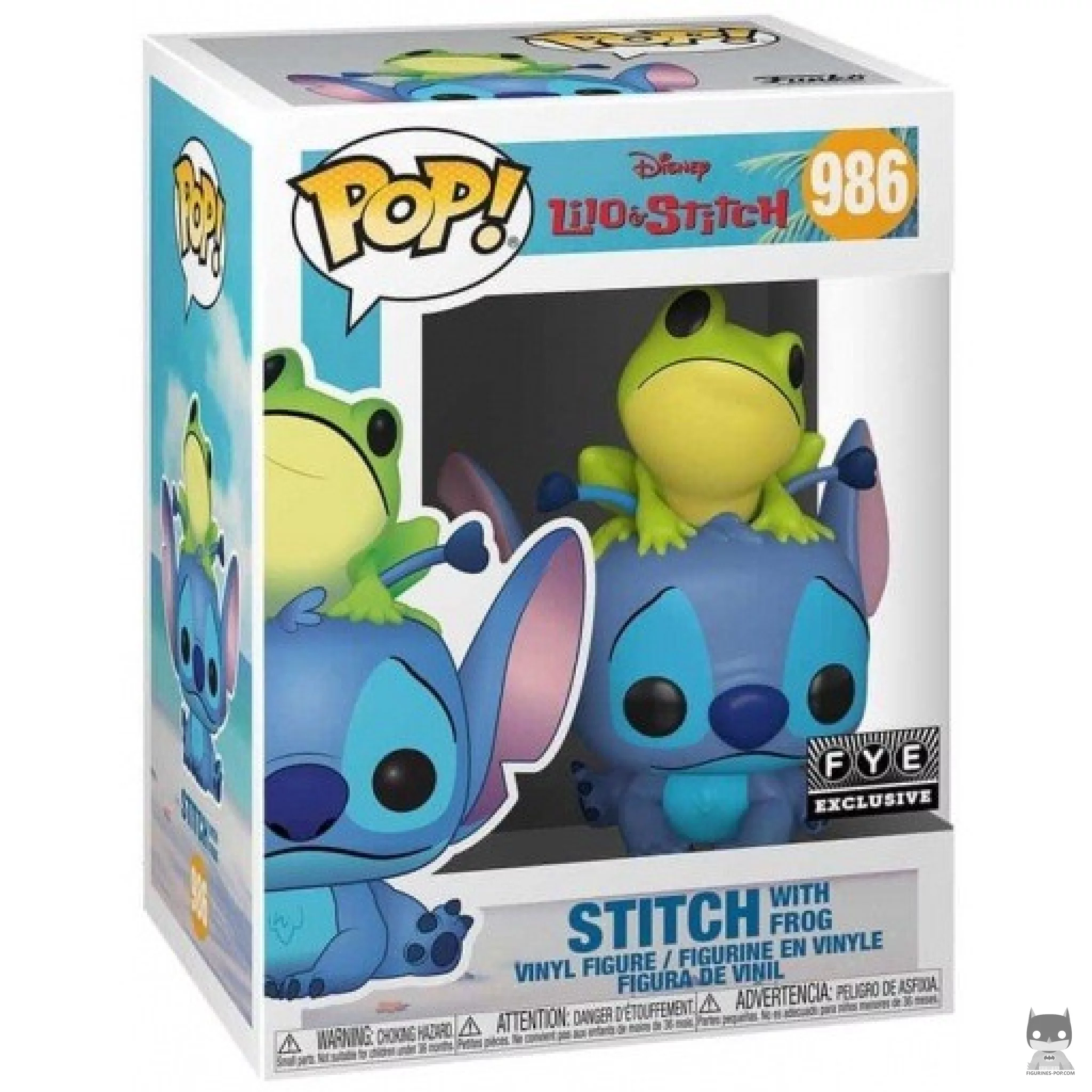 Stitch with Frog Funko Pop! figure in its box